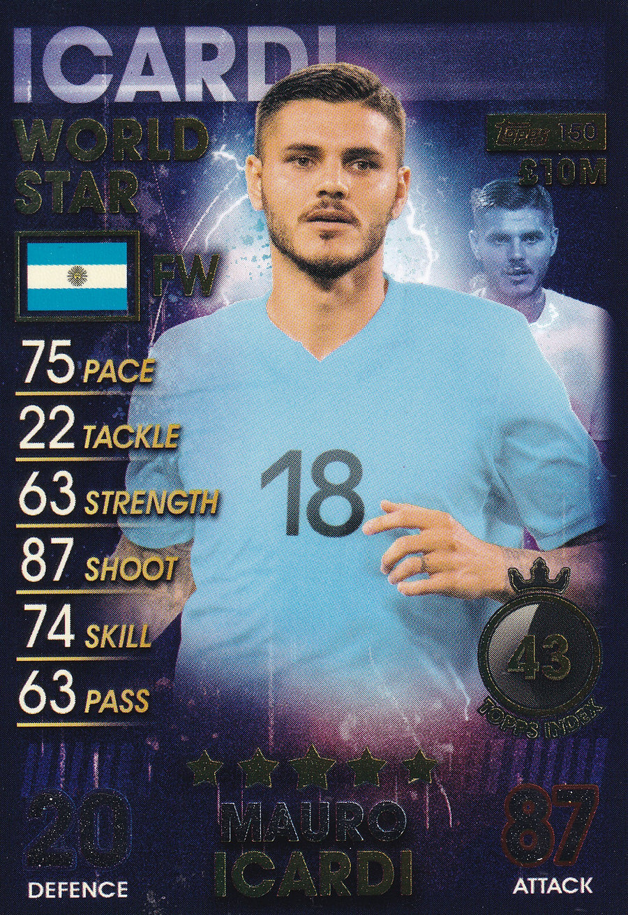 150. MAURO ICARDI - ARGENTINA - WORLD STAR