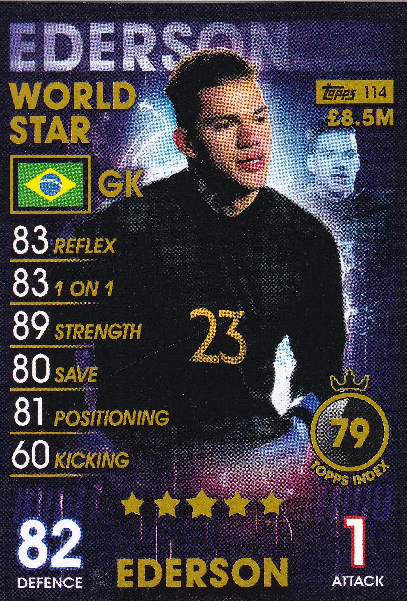114. EDERSON - BRAZIL - WORLD STAR