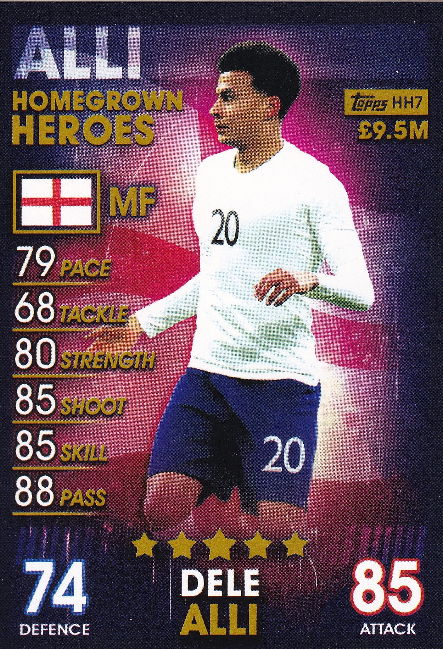 HH-07. DELE ALLI - ENGLAND - HOMEGROWN HEROES