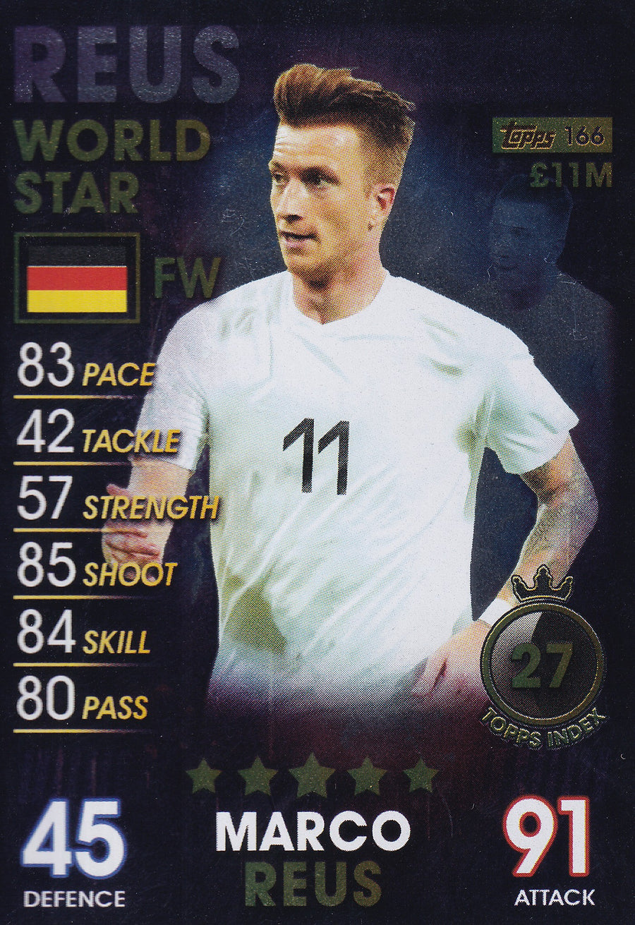 166. MARCO REUS - GERMANY - WORLD STAR