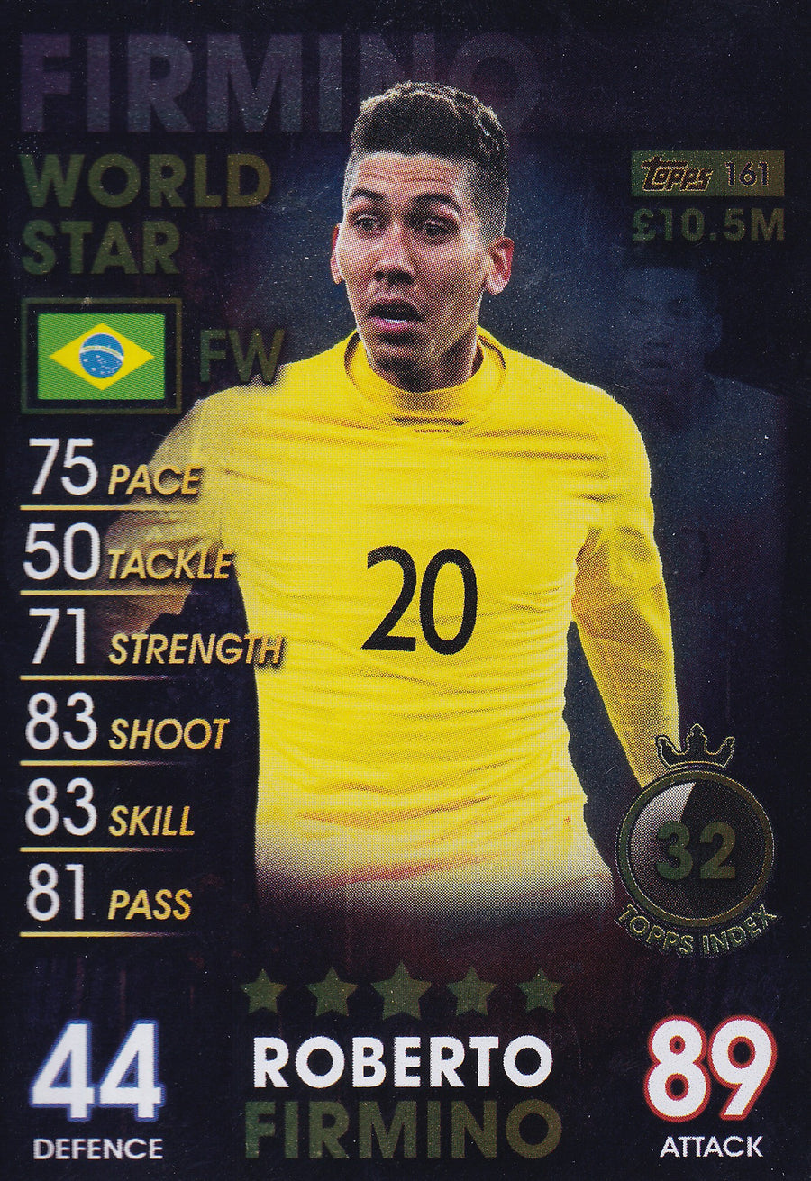 161. ROBERTO FIRMINO - BRAZIL - WORLD STAR