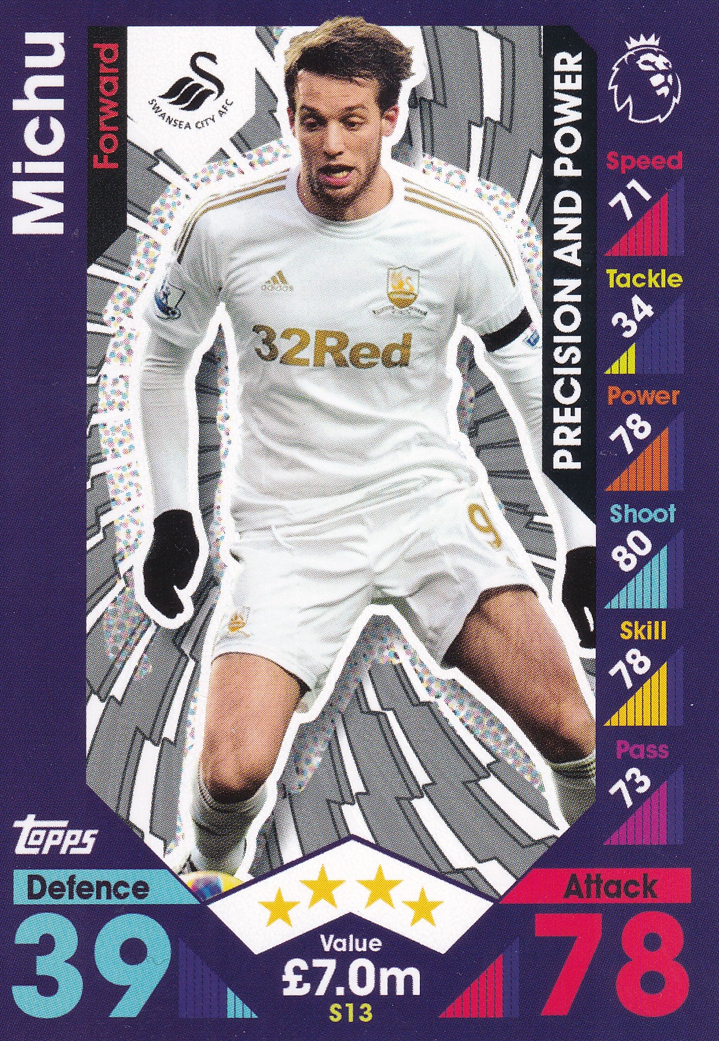 S-13. MICHU - SWANSEA CITY - PRECISION AND POWER