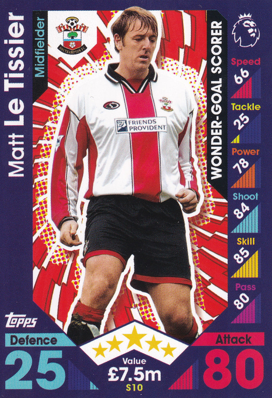 S-10. MATT LE TISSIER - SOUTHAMPTON - WONDER-GOAL SCORER