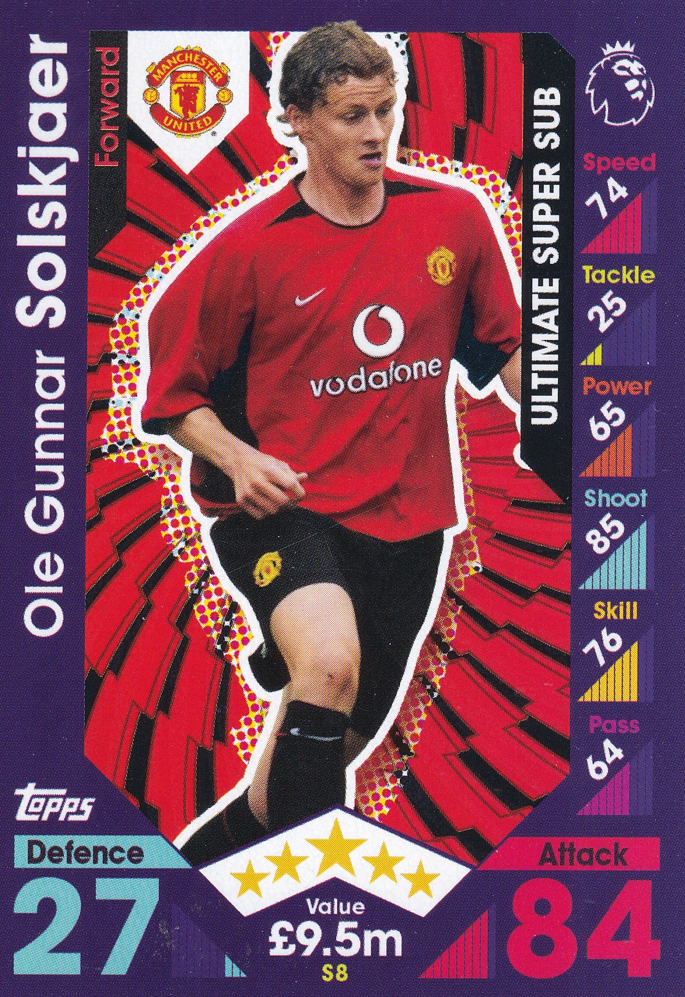 S-08. OLE GUNNAR SOLSKJAER - MANCHESTER UNITED - ULTIMATE SUPER SUB