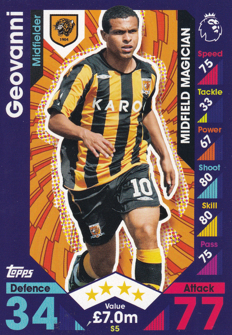 S-05. GEOVANNI - HULL CITY - MIDFIELD MAGICIAN