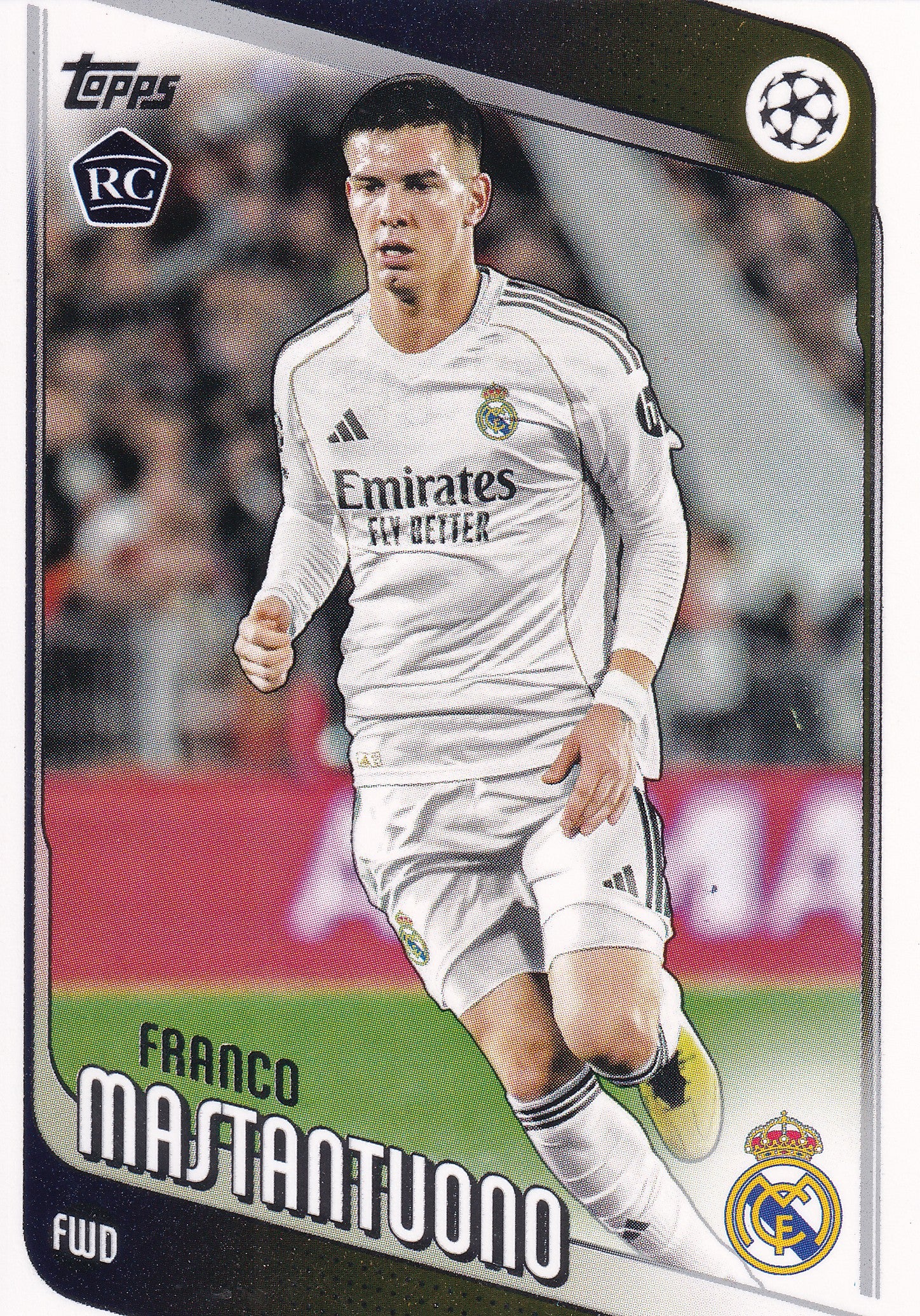 172. FRANCO MASTANTUONO - REAL MADRID C.F. - ROOKIE CARD
