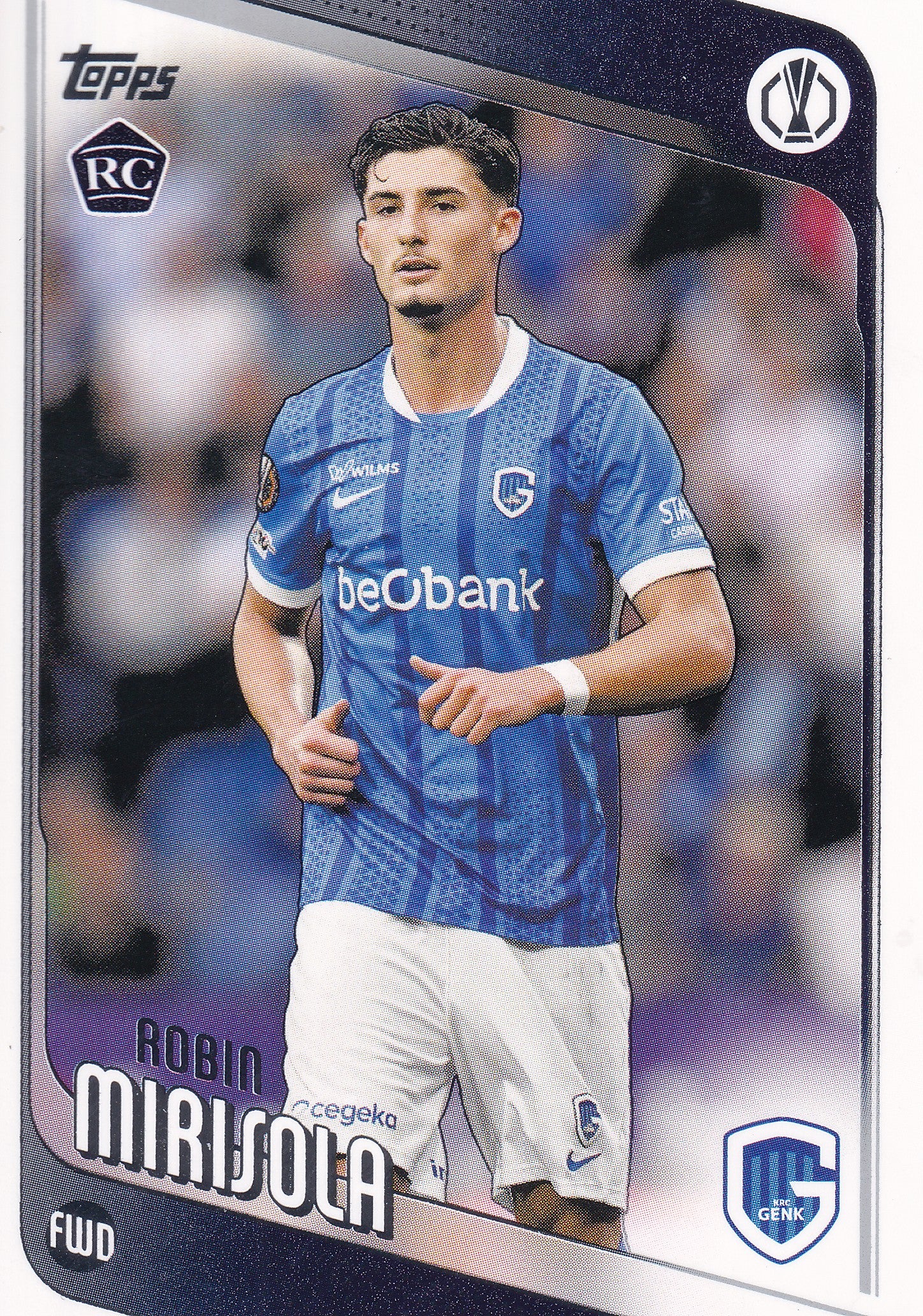 026. ROBIN MIRISOLA - GENK - ROOKIE CARD