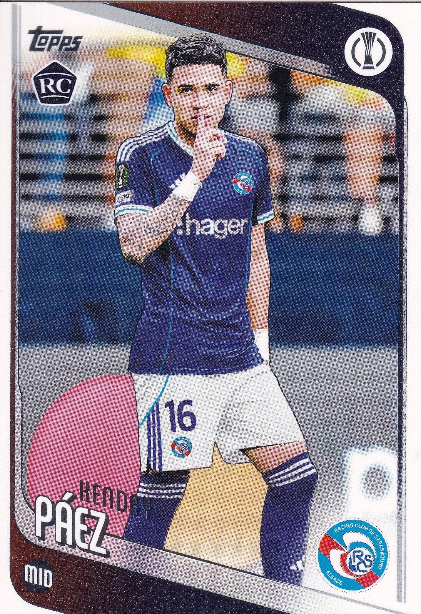 029. KENDRY PAEZ - STRASBOURG - ROOKIE CARD
