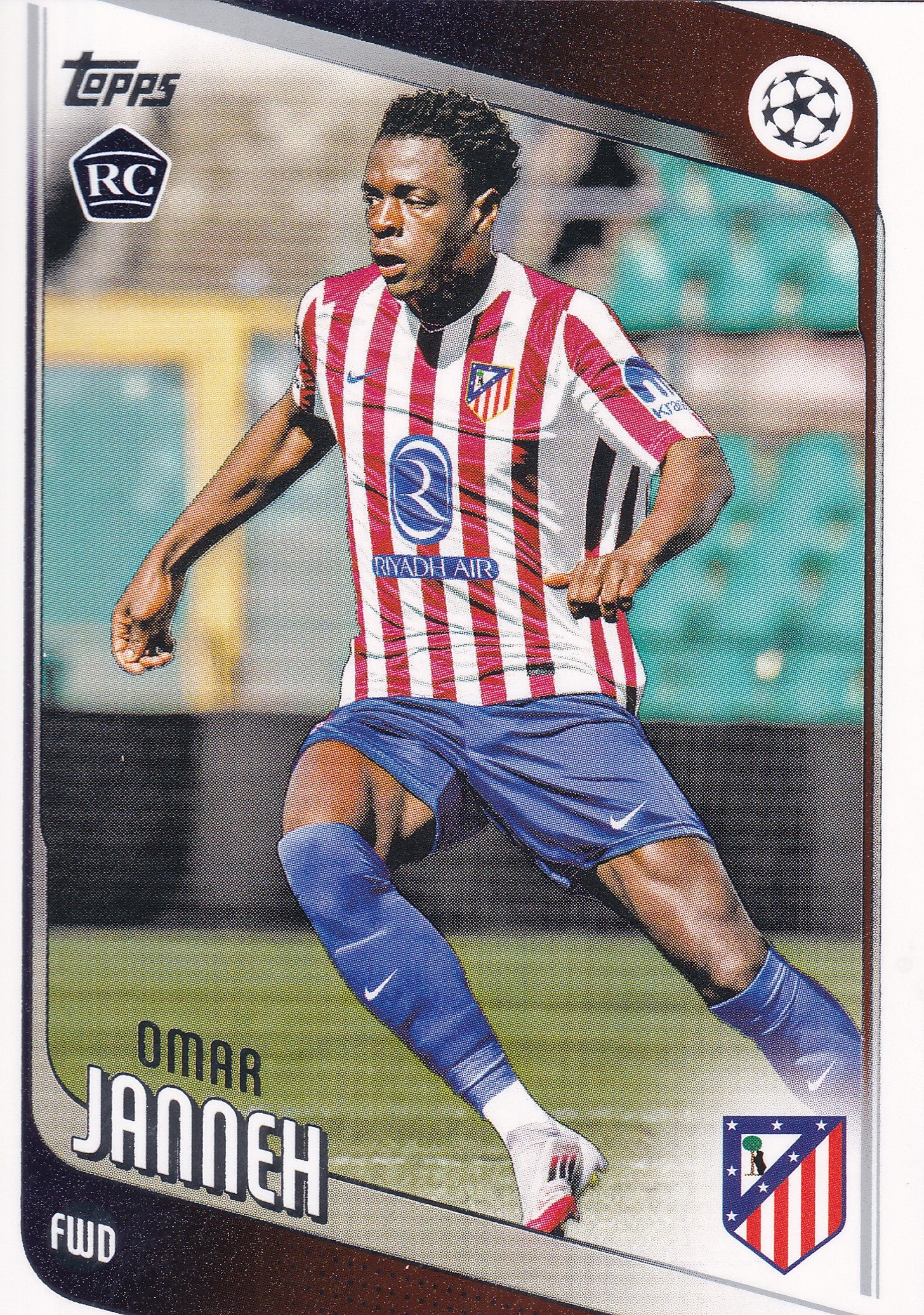 137. OMAR JANNEH - ATLETICO DE MADRID - ROOKIE CARD