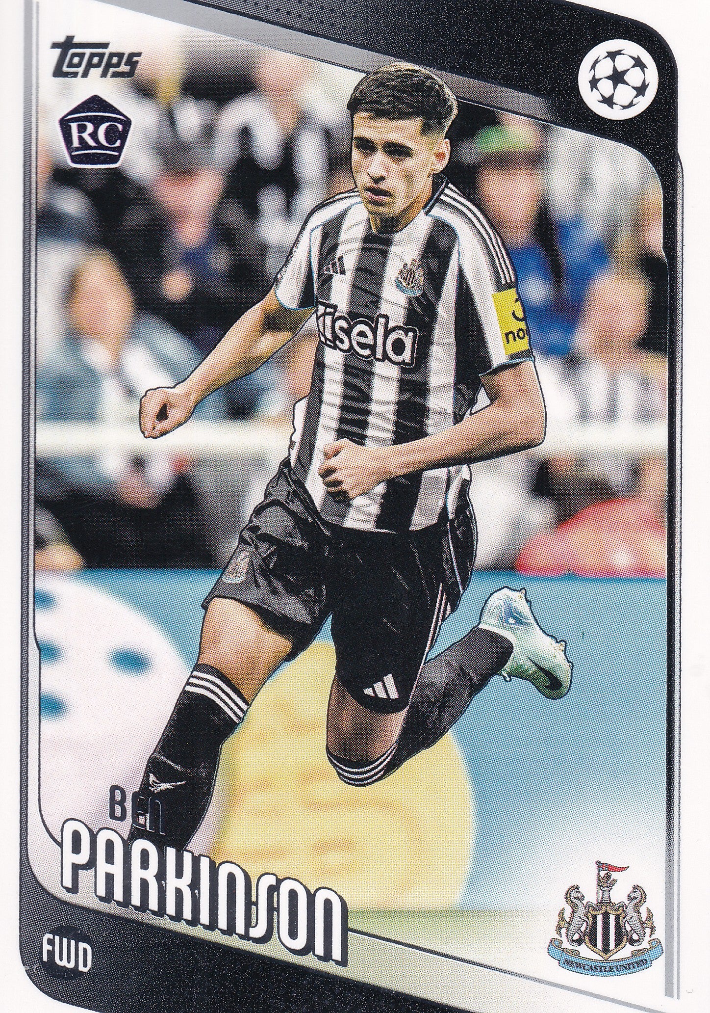 125. BEN PARKINSON - NEWCASTLE UNITED - ROOKIE CARD