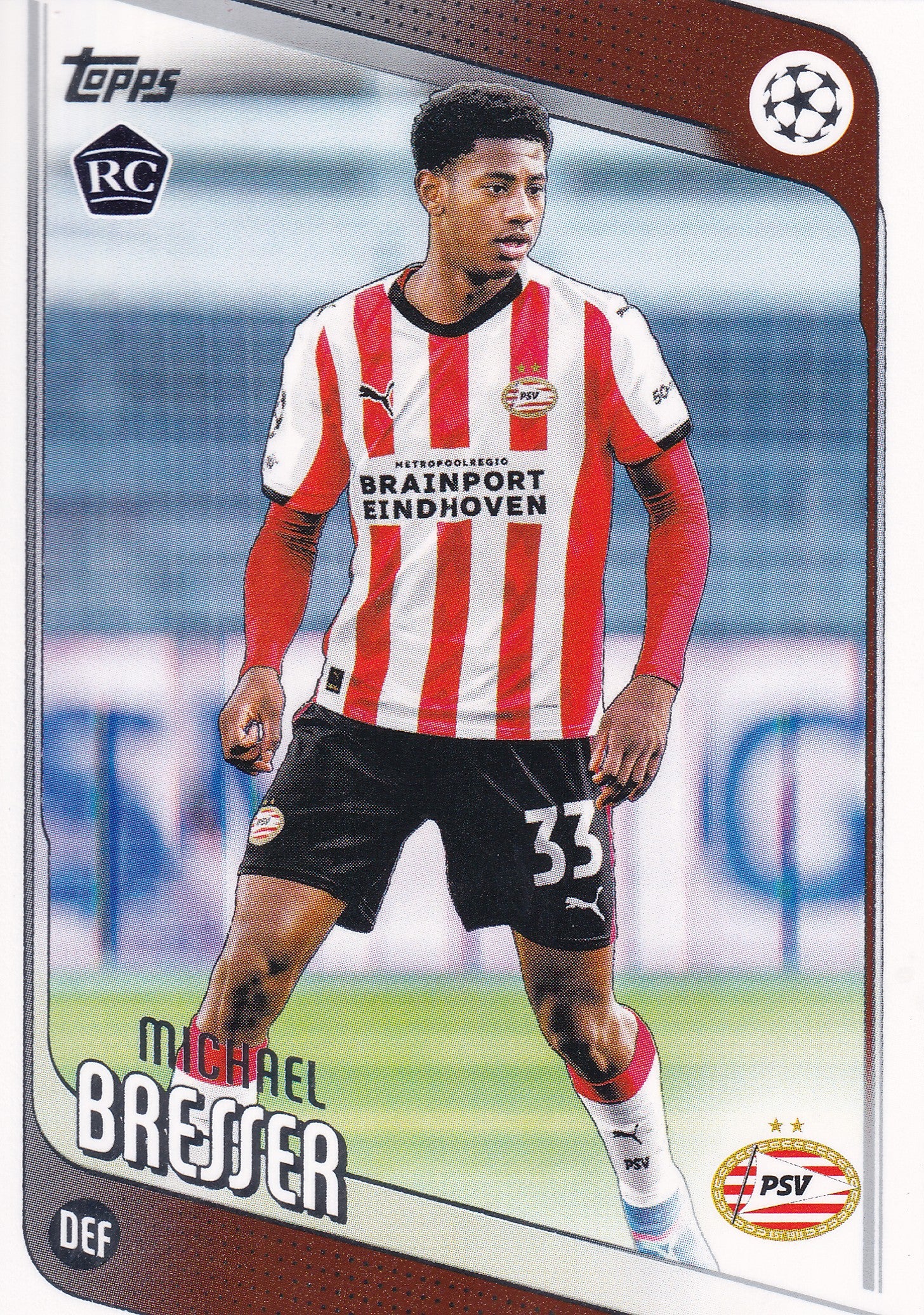 146. MICHAEL BRESSER - PSV EINDHOVEN - ROOKIE CARD