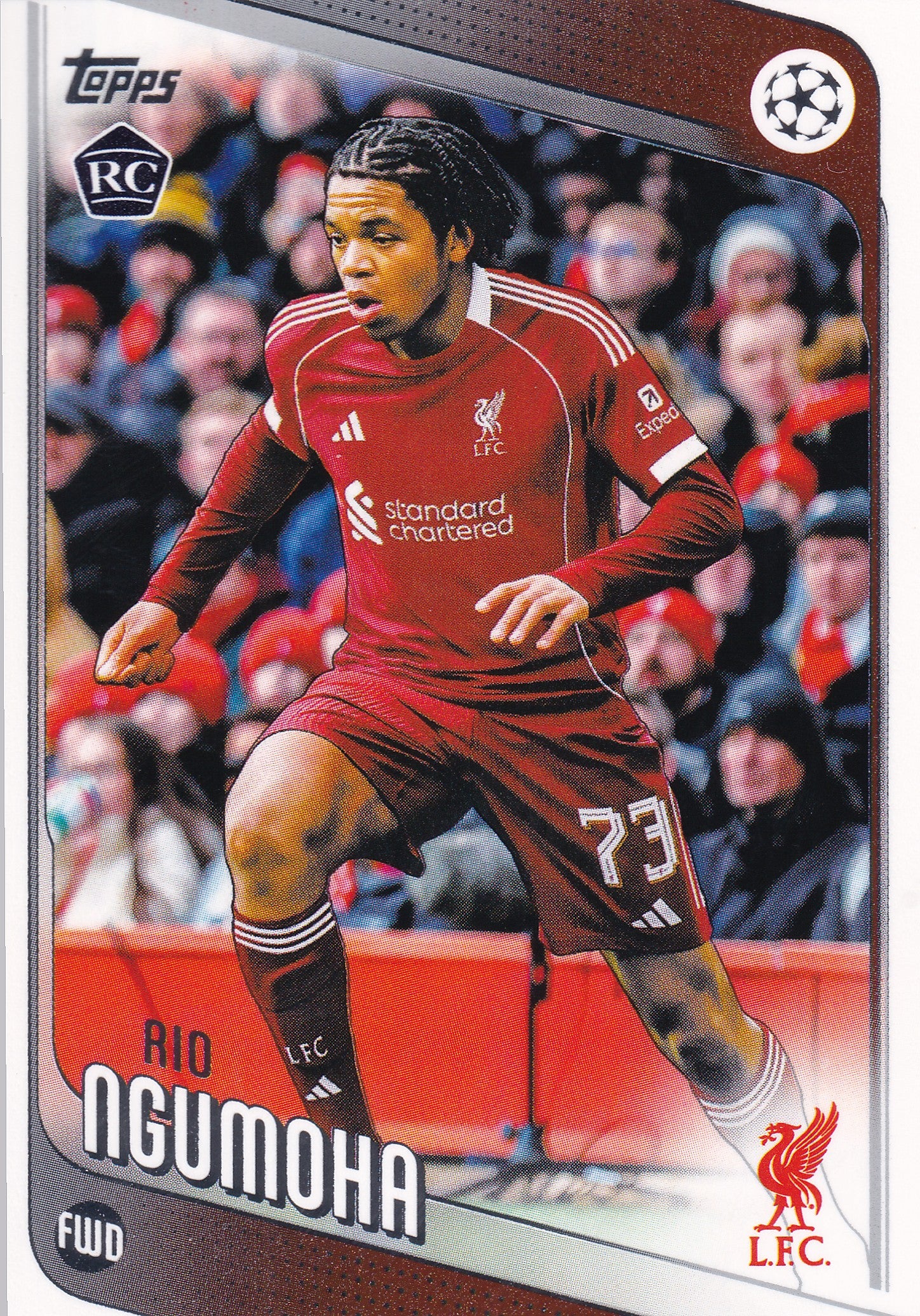 191. RIO NGUMOHA - LIVERPOOL - ROOKIE CARD