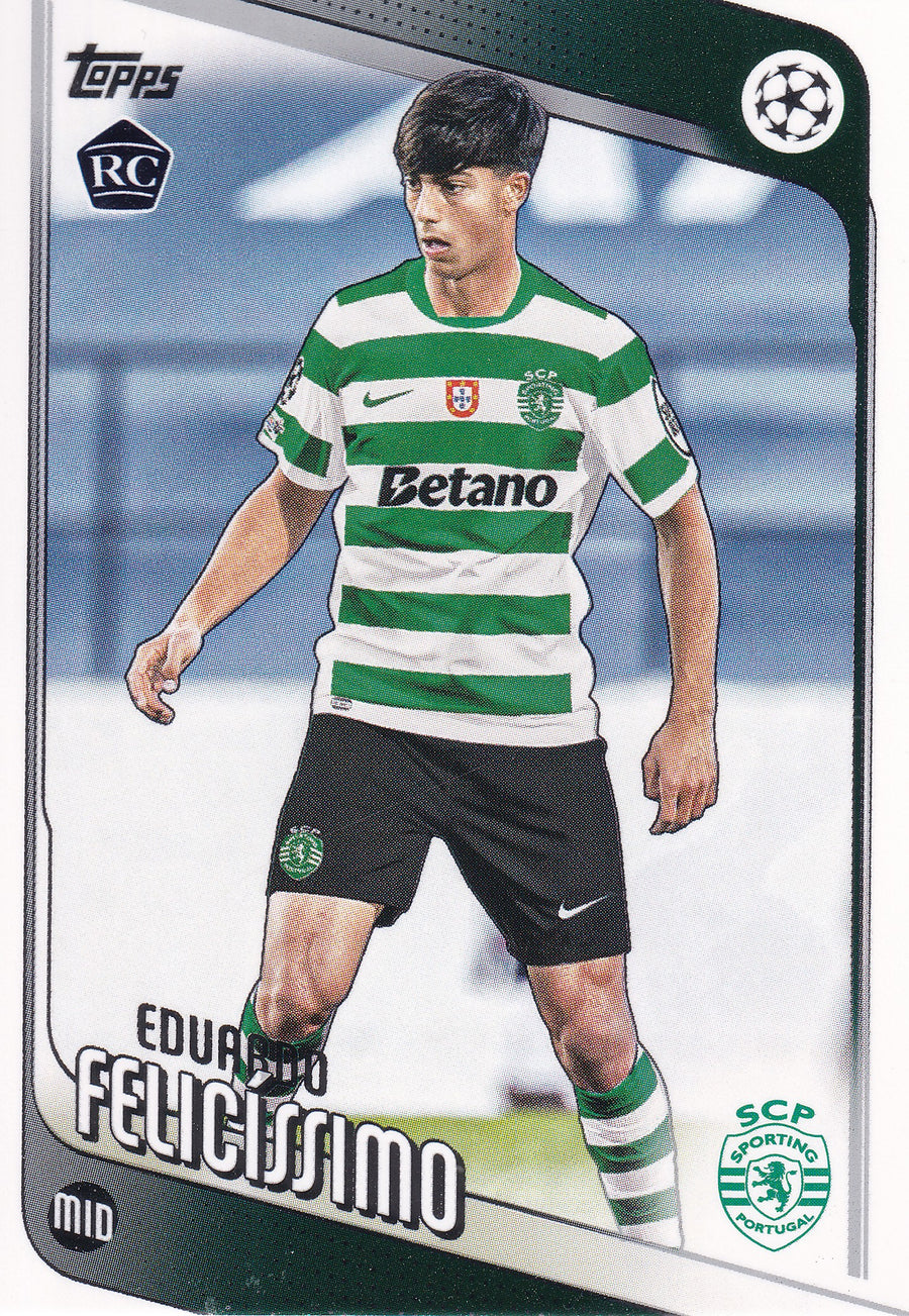 060. EDUARDO FELICISSIMO - SPORTING CLUBE DE PORTUGAL - ROOKIE CARD
