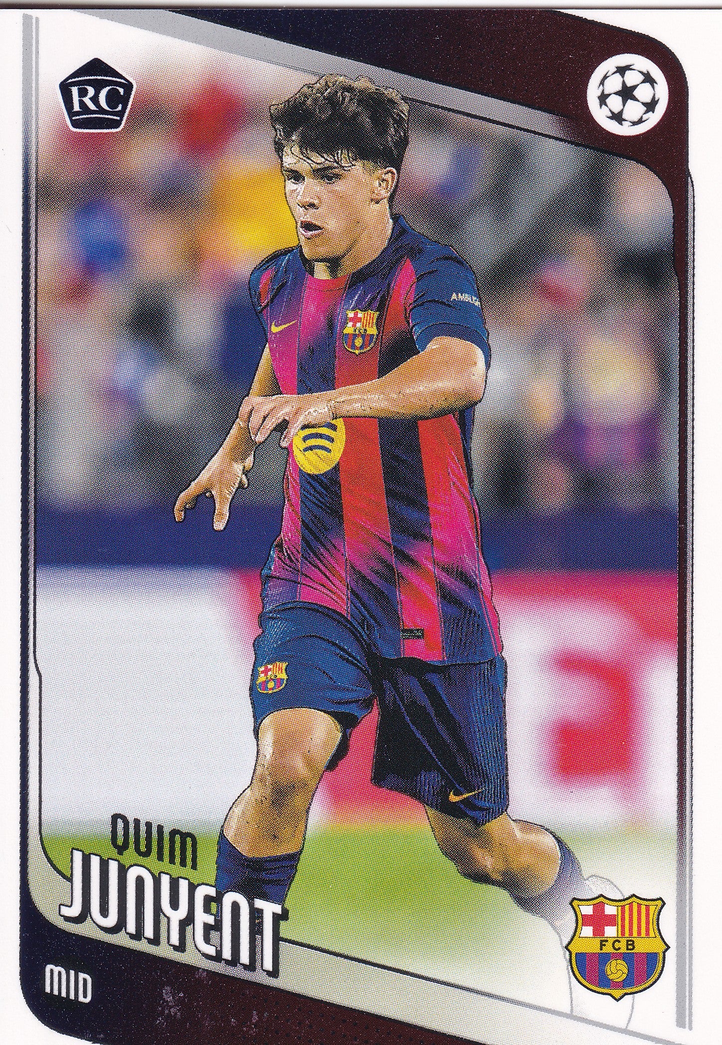 093. QUIM JUNYENT - FC BARCELONA - ROOKIE CARD
