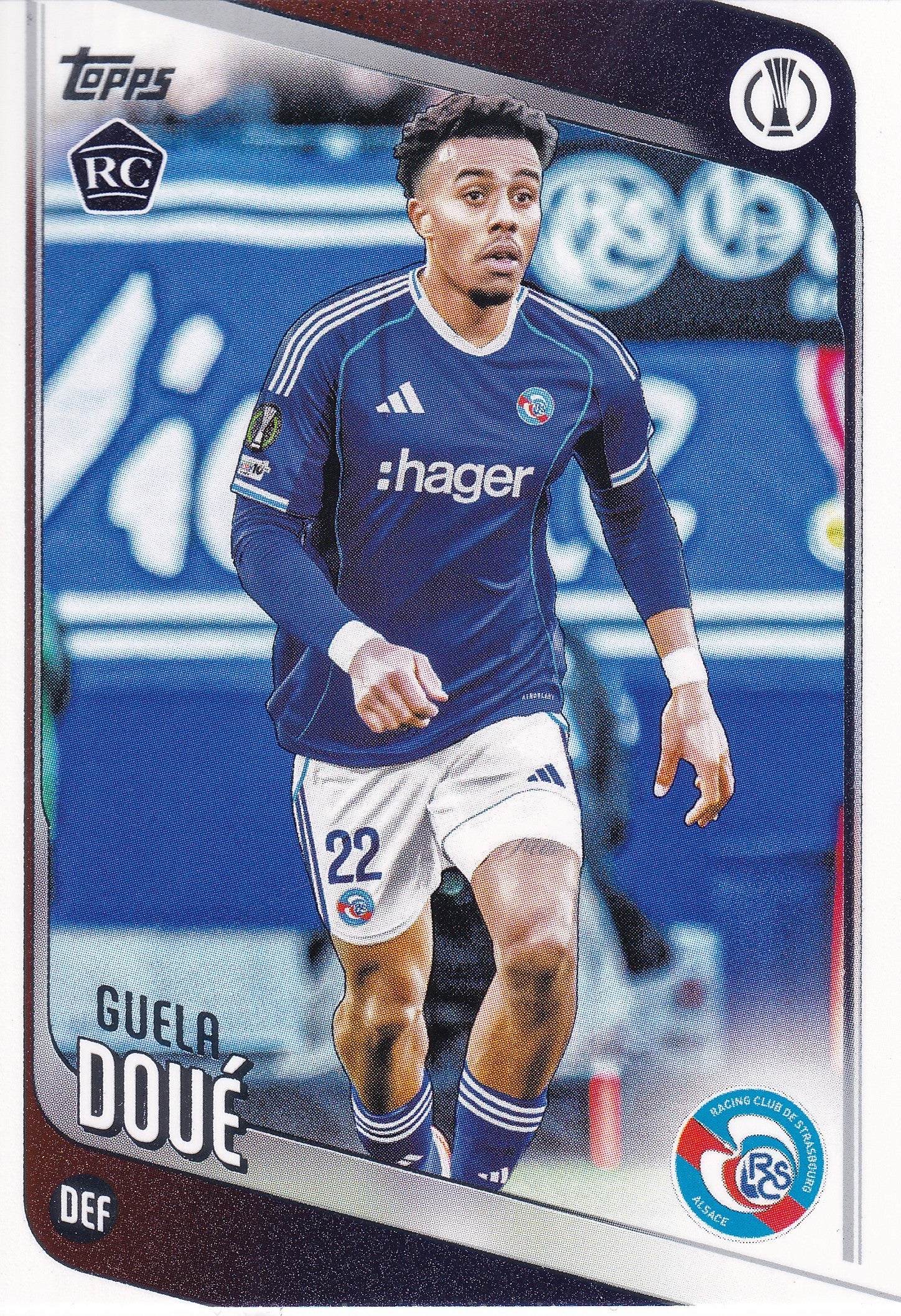180. GUELA DOUE - STRASBOURG - ROOKIE CARD