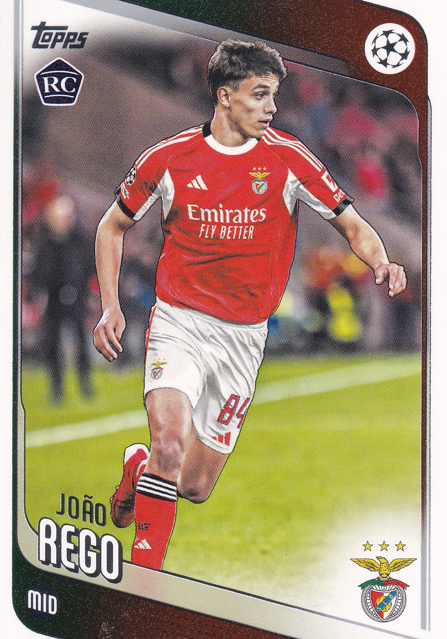 168. JOÄO REGO - SL BENFICA - ROOKIE CARD