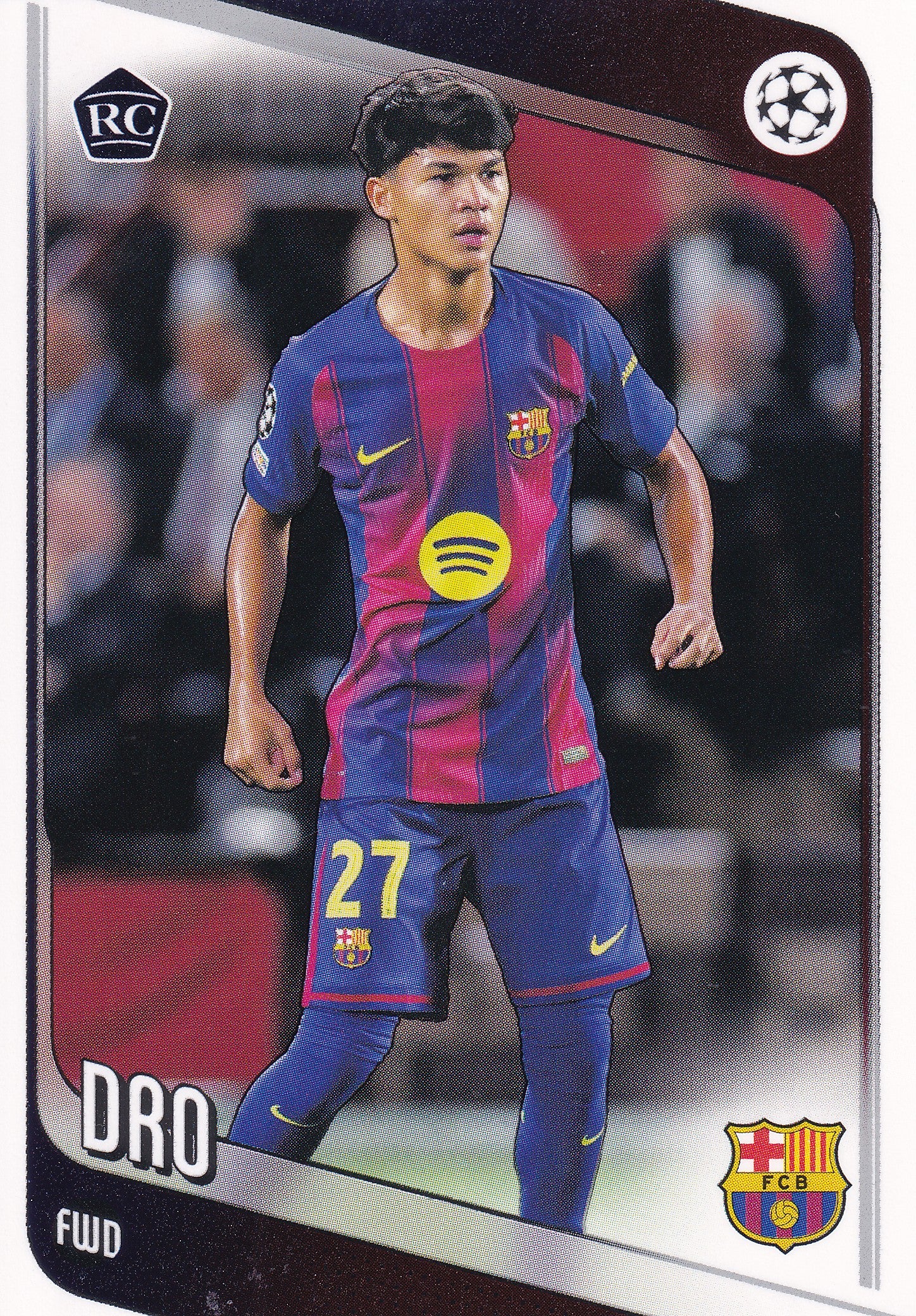 111. DRO - FC BARCELONA - ROOKIE CARD
