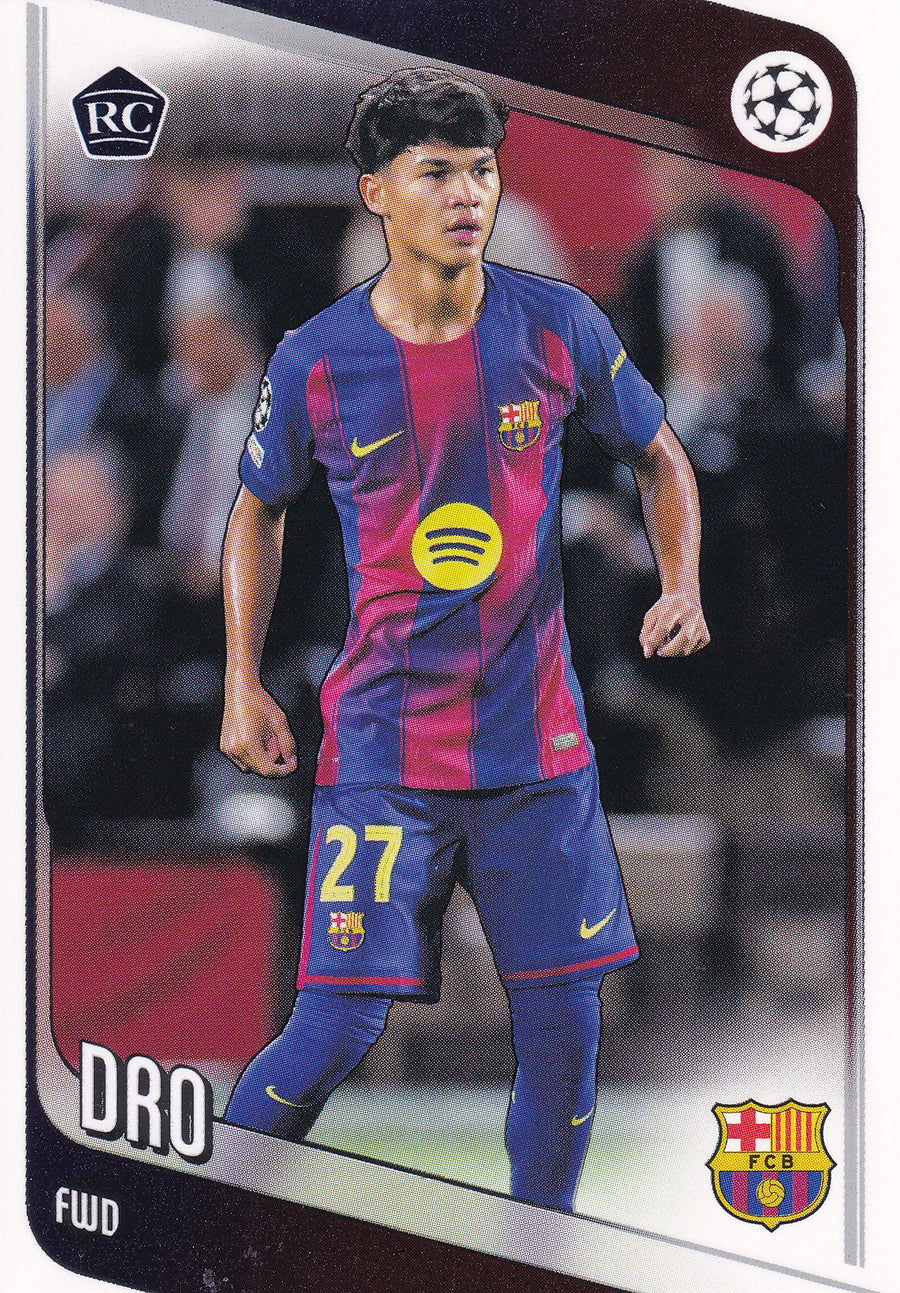 111. DRO - FC BARCELONA - ROOKIE CARD