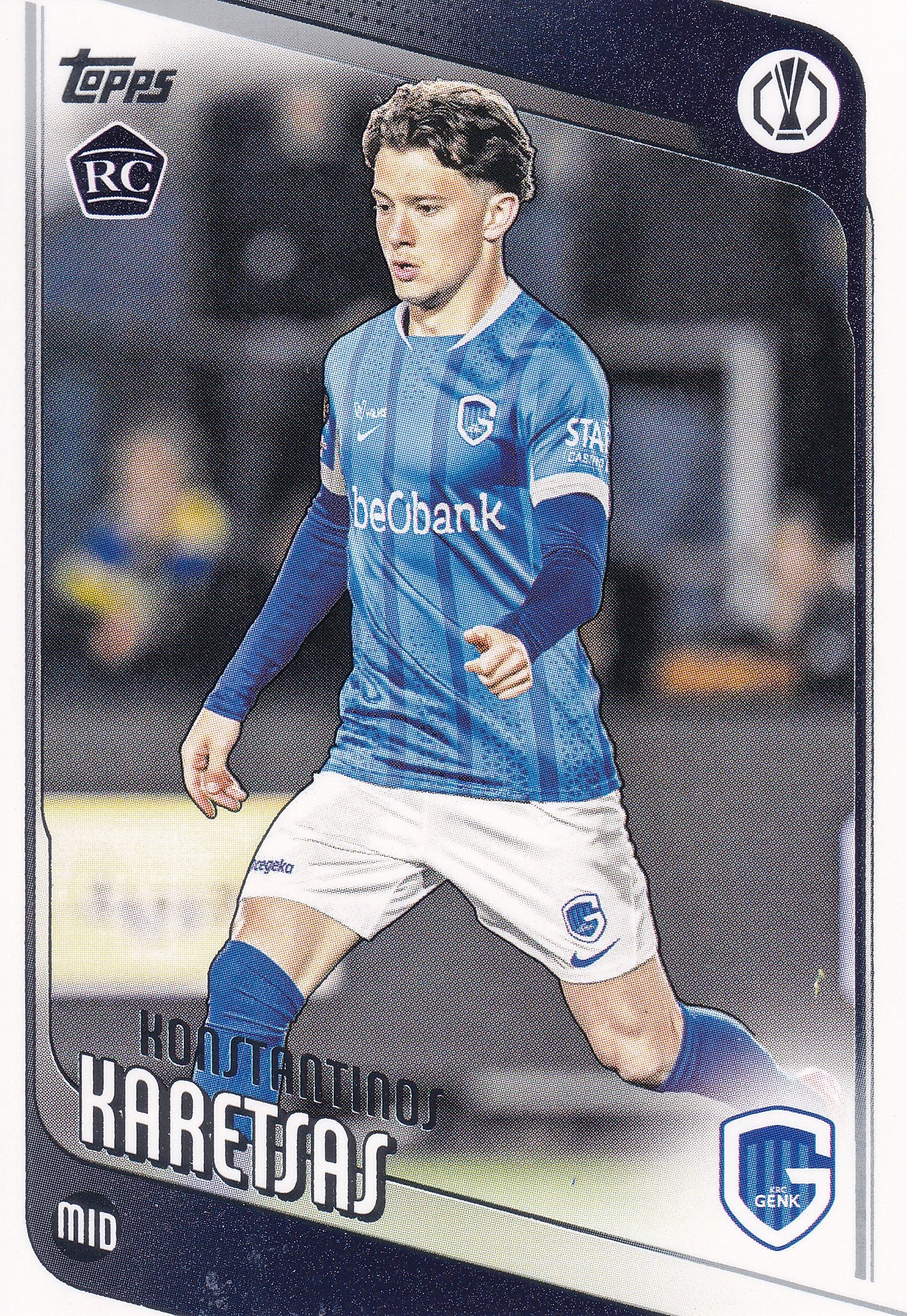 150. KONSTANTINOS KARETSAS - GENK - ROOKIE CARD