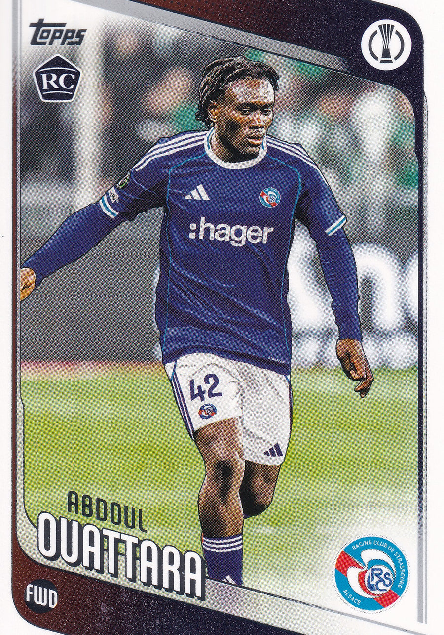 114. ABDOUL OUATTARA - STRASBOURG - ROOKIE CARD