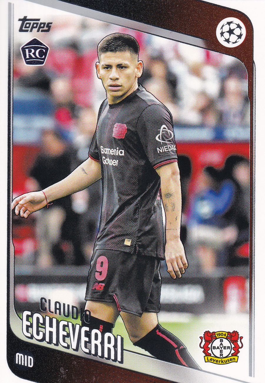 084. CLAUDIO ECHEVERRI - BAYER 04 LEVERKUSEN - ROOKIE CARD
