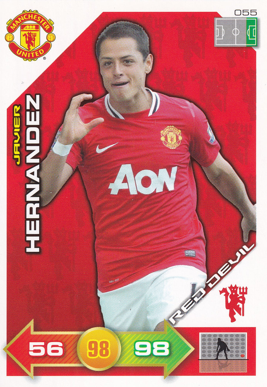 2011 - 055. JAVIER HERNANDEZ - MANCHESTER UNITED - RED DEVIL