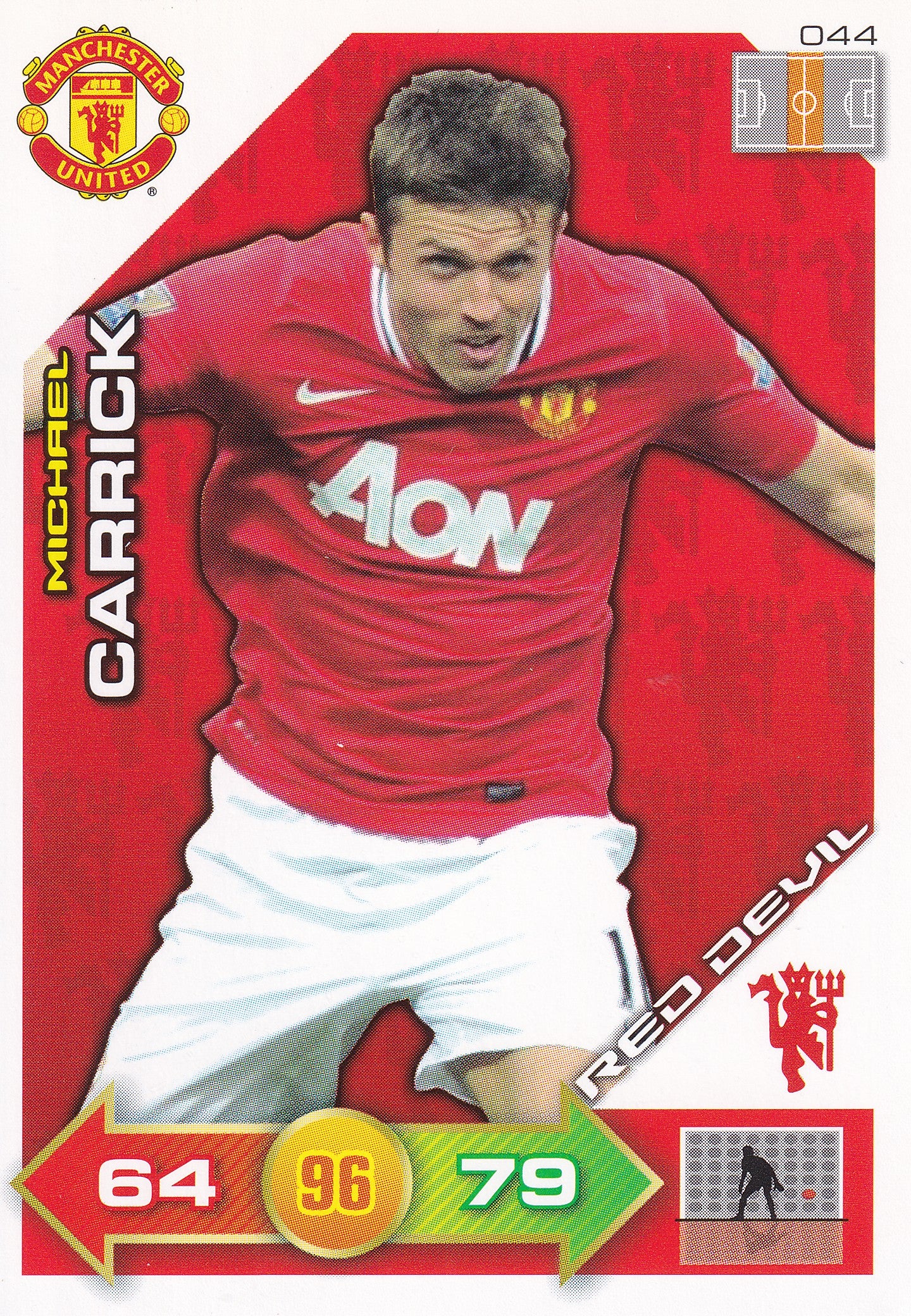 2011 - 044. MICHAEL CARRICK - MANCHESTER UNITED - RED DEVIL