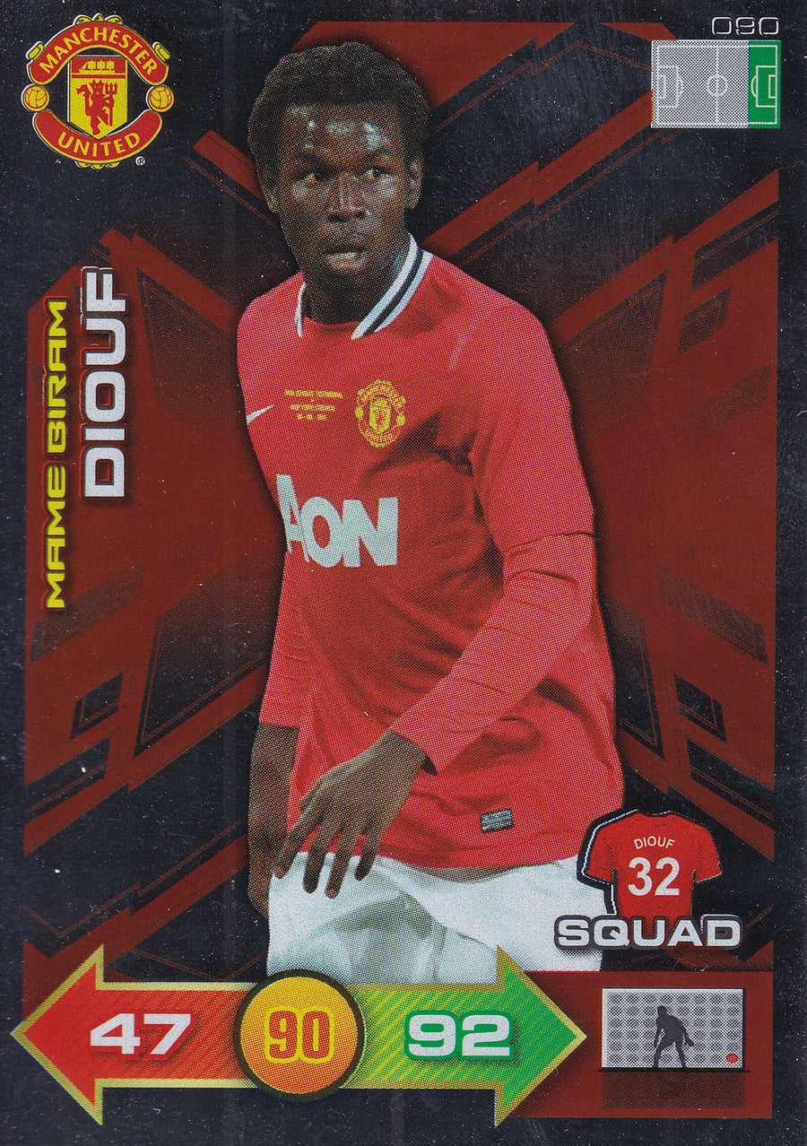 2011 - 090. MAME GIRAM DIOUF - MANCHESTER UNITED - SQUAD