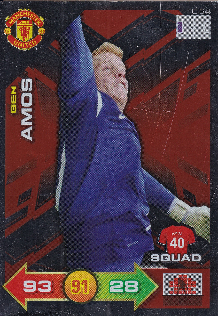 2011 - 064. BEN AMOS - MANCHESTER UNITED - SQUAD