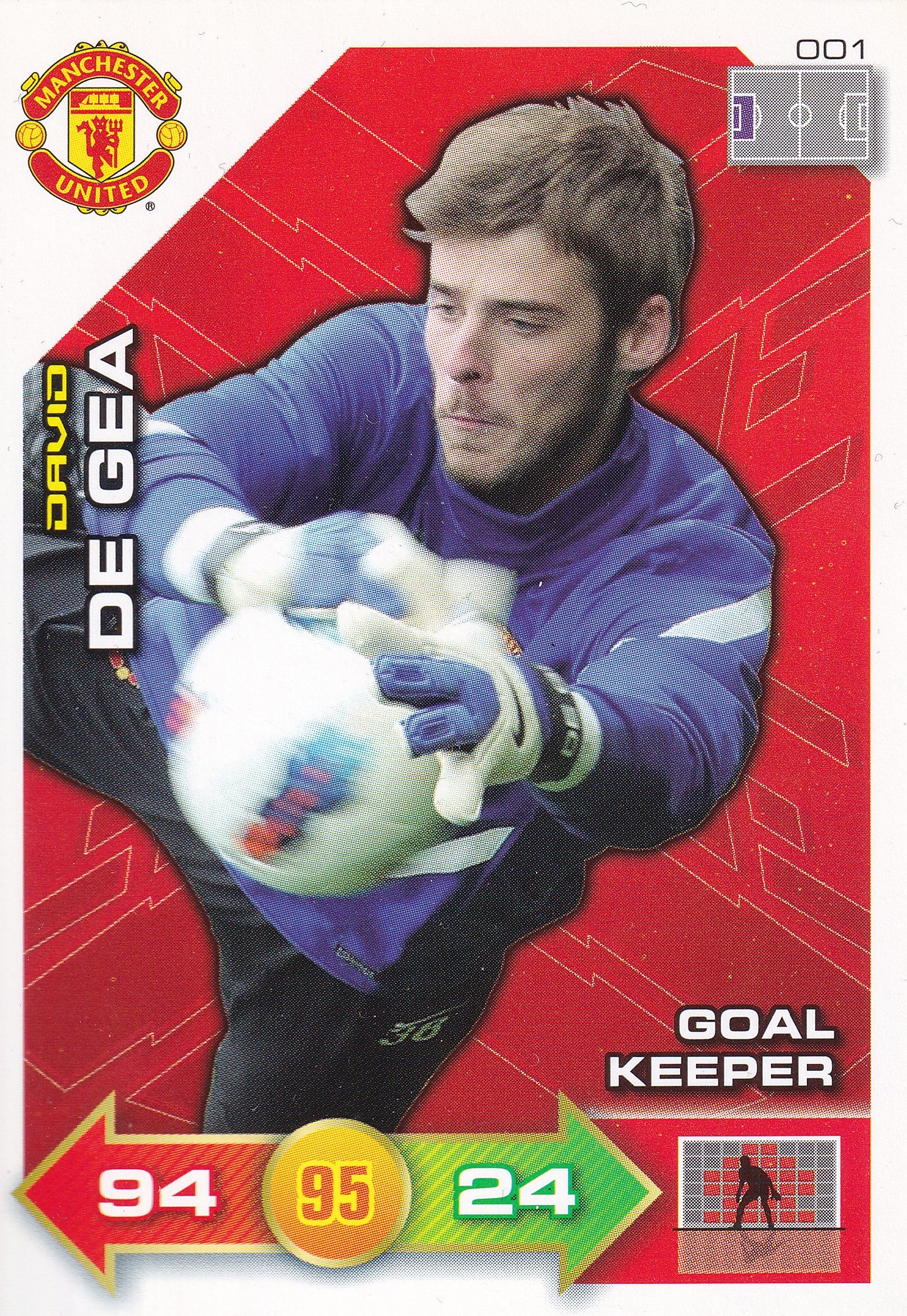 2011 - 001. DAVID DE GEA - MANCHESTER UNITED - GOAL KEEPER