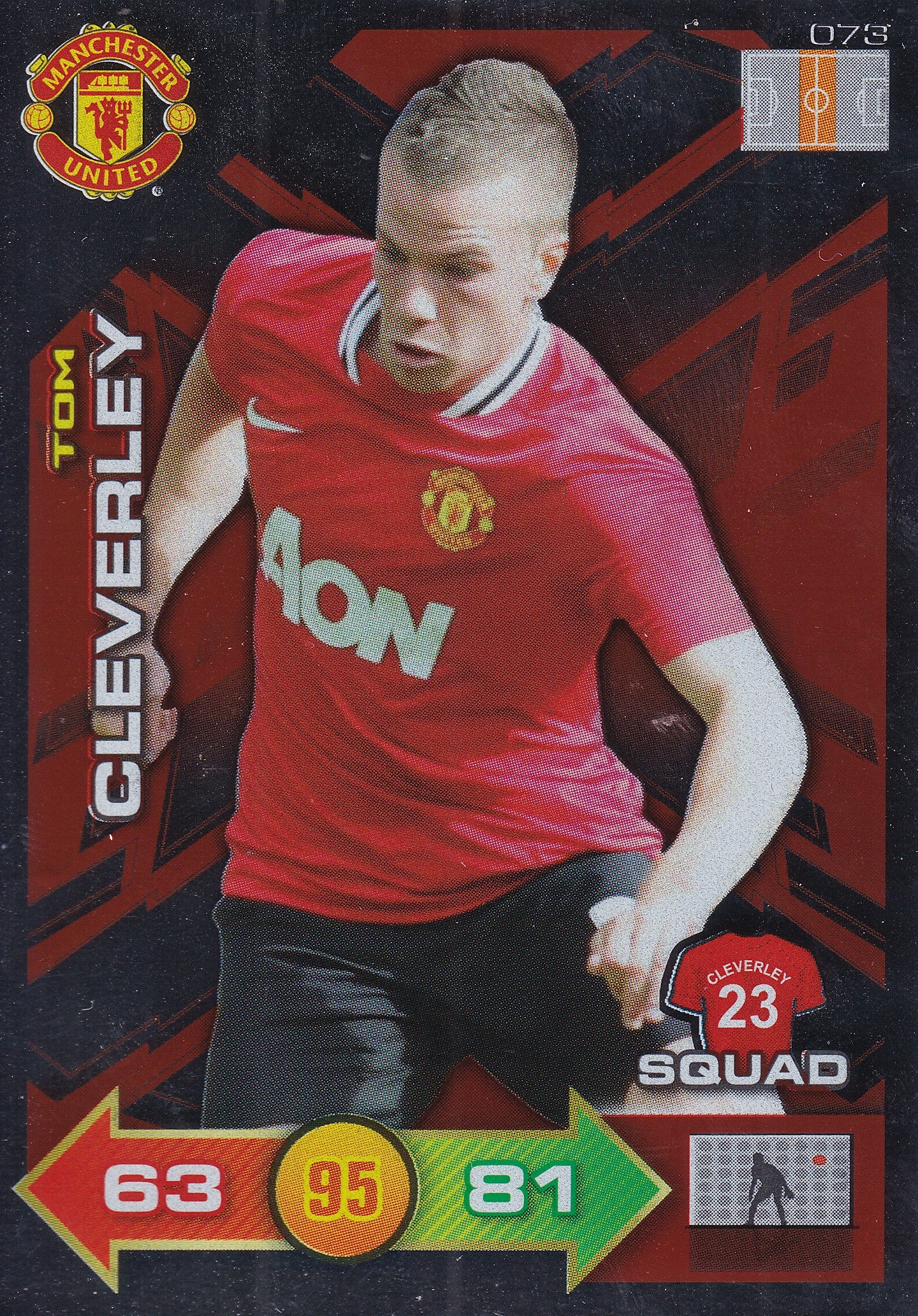 2011 - 073. TOM CLEVERLY - MANCHESTER UNITED - SQUAD