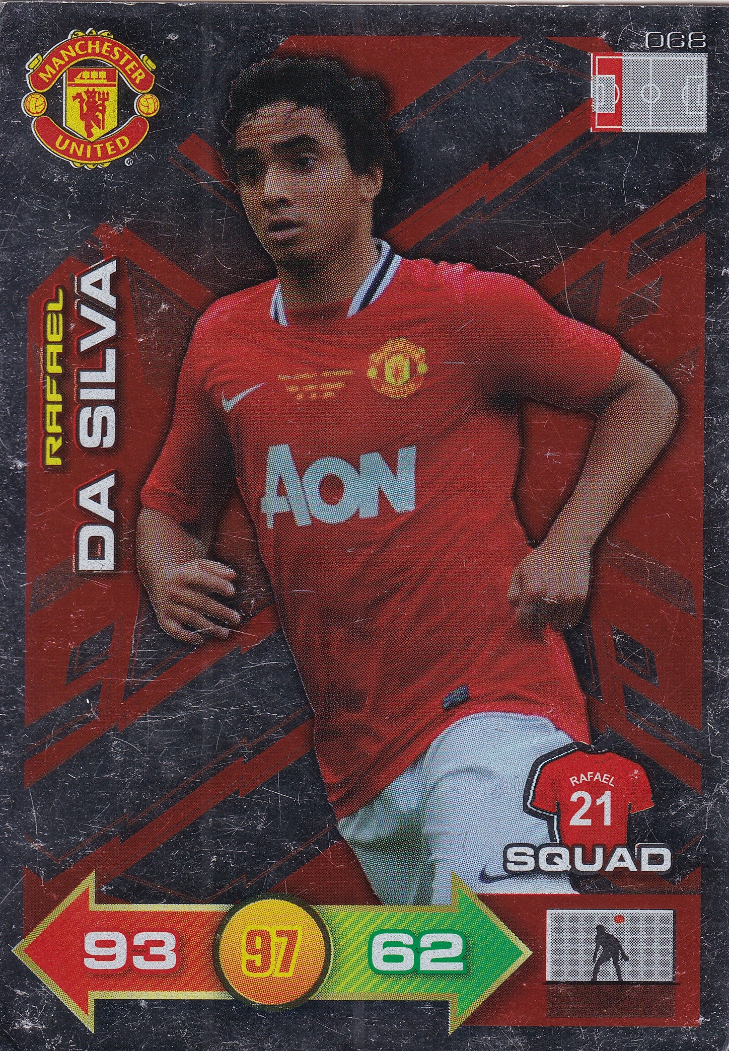 2011 - 068. RAFAEL DA SILVA - MANCHESTER UNITED - SQUAD
