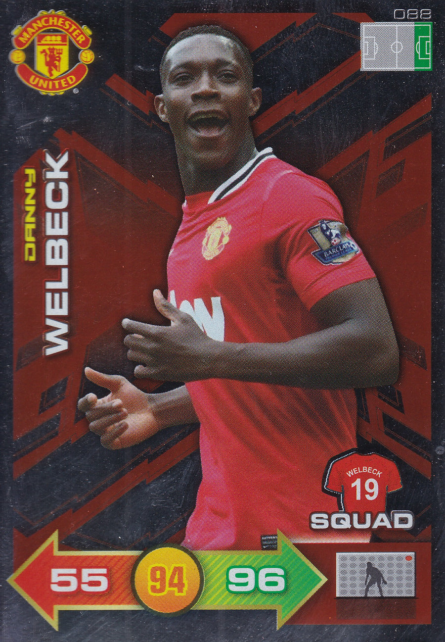 2011 - 088. DANNY WELBECK - MANCHESTER UNITED - SQUAD
