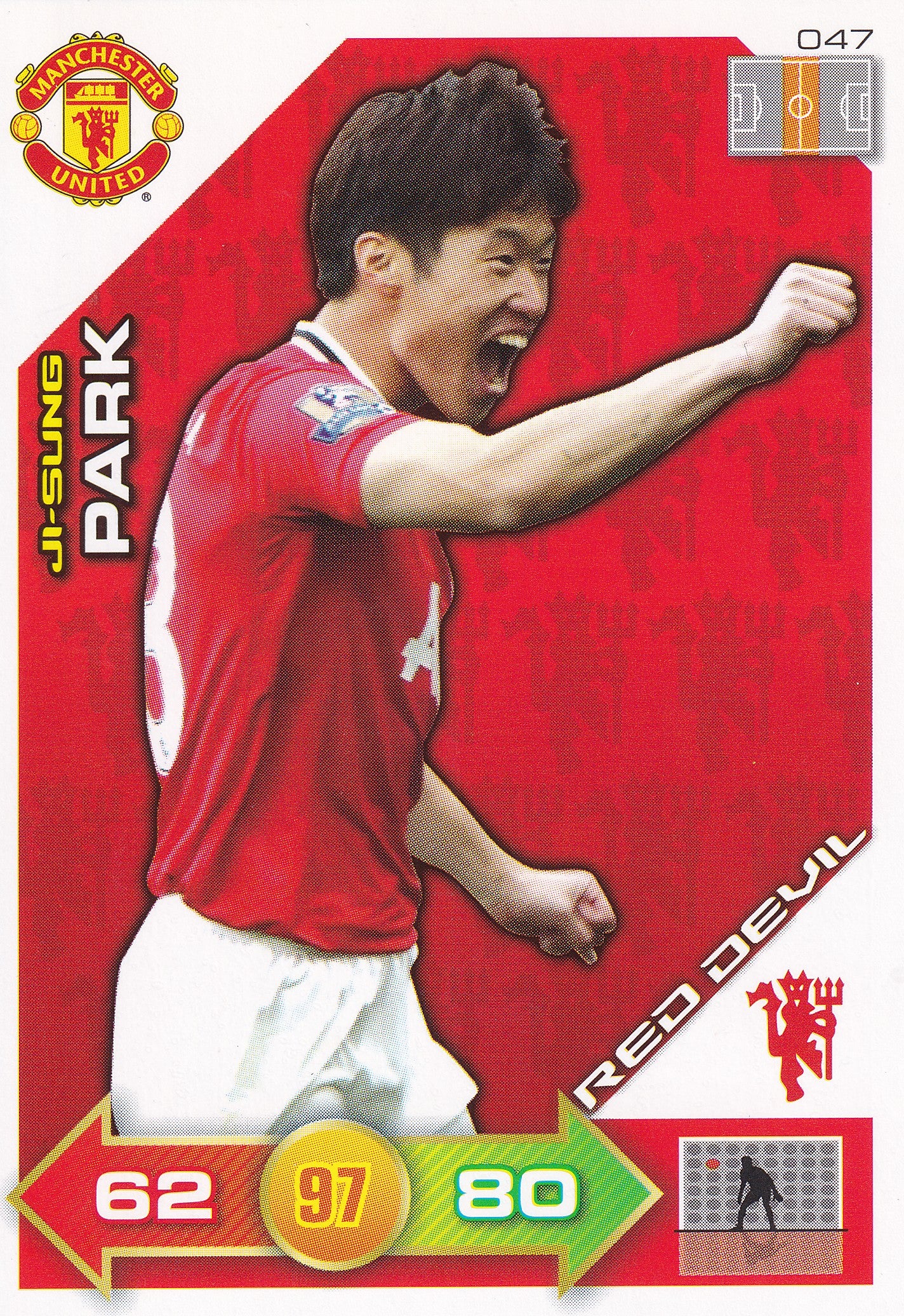 2011 - 047. JI-SUNG PARK - MANCHESTER UNITED - RED DEVIL