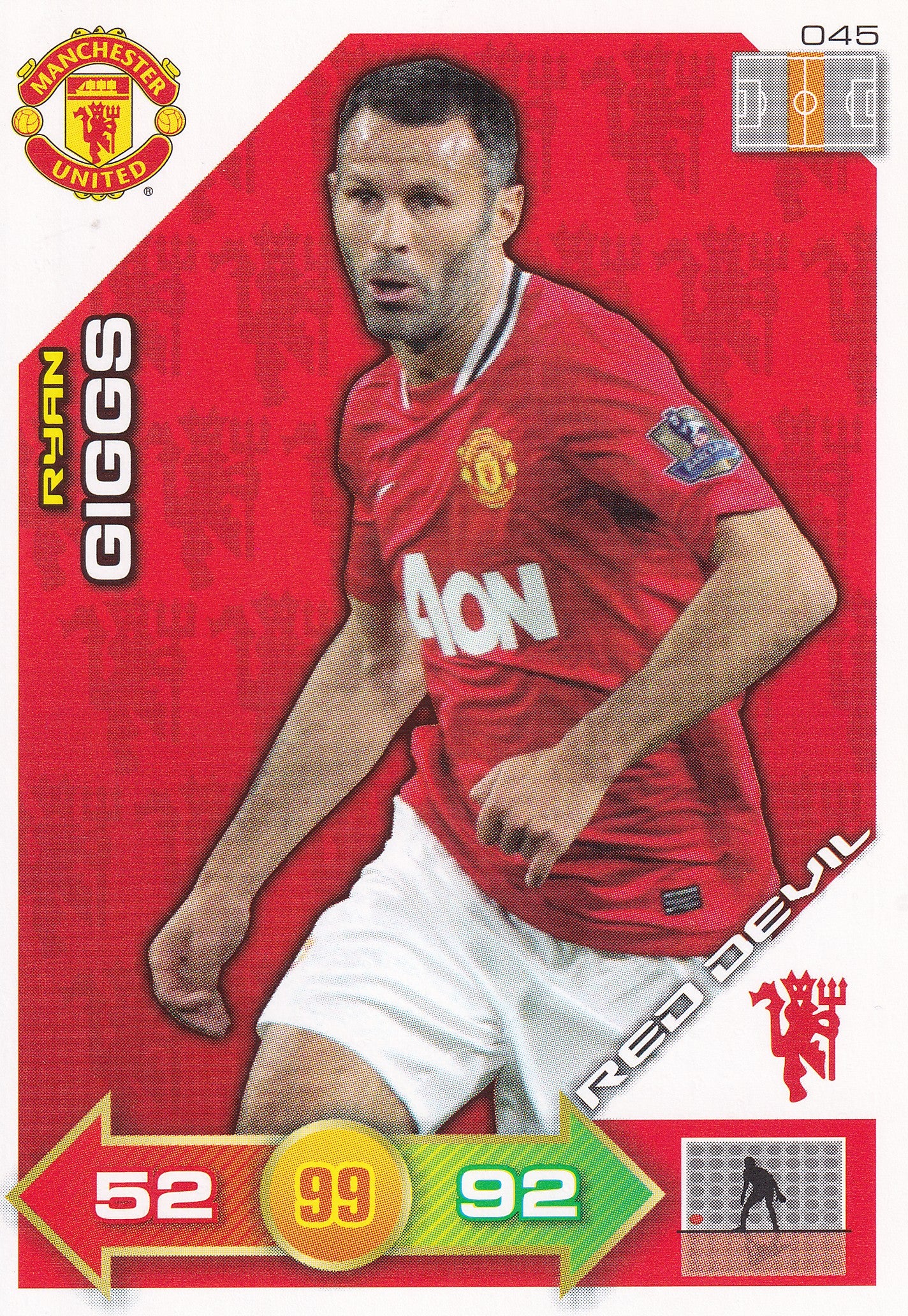 2011 - 045. RYAN GIGGS - MANCHESTER UNITED - RED DEVIL