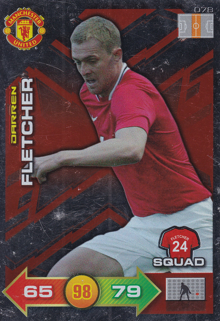 2011 - 078. DARREN FLETCHER - MANCHESTER UNITED - SQUAD