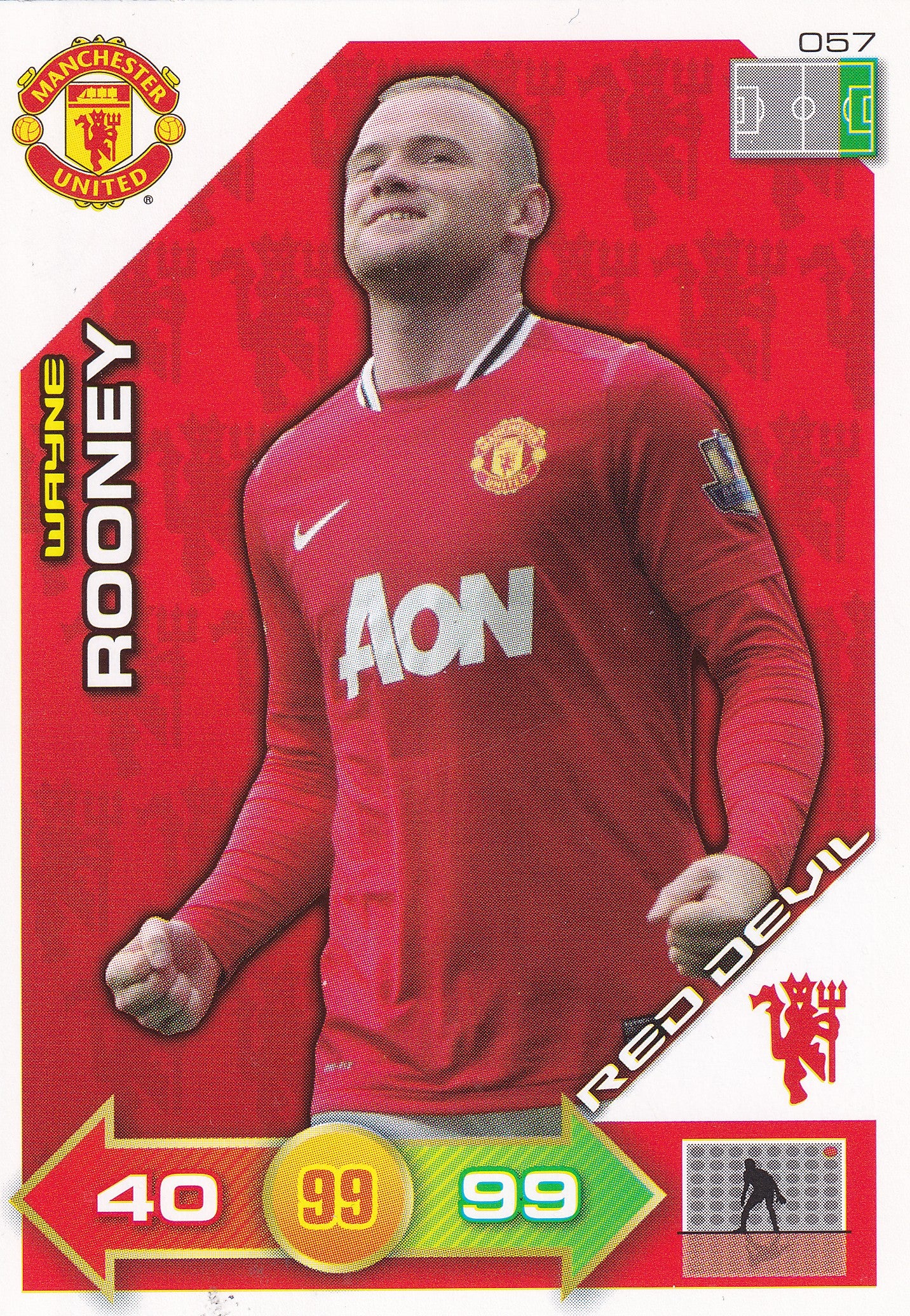 2011 - 057. WAYNE ROONEY - MANCHESTER UNITED - RED DEVIL