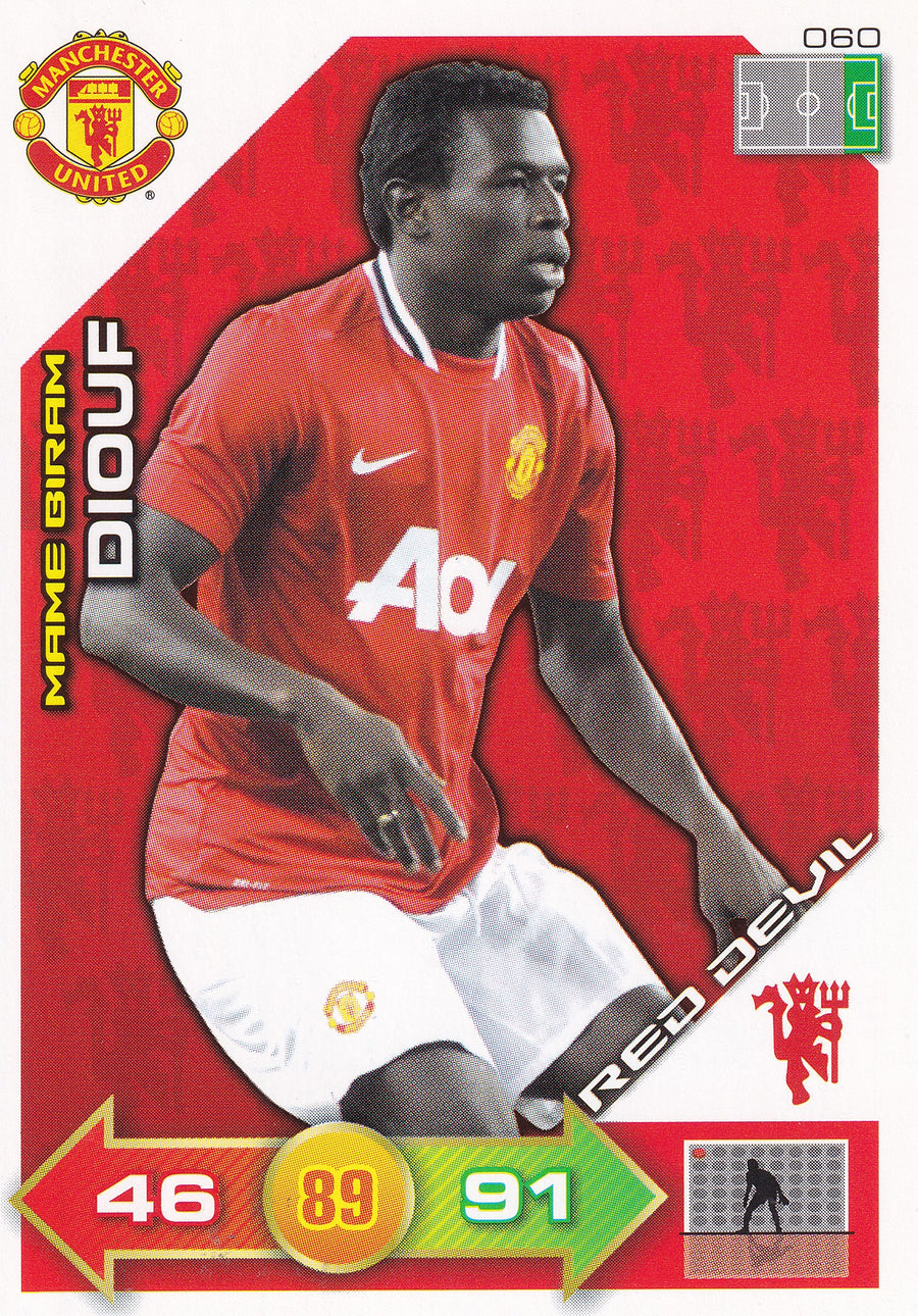 2011 - 060. MAME BIRAM DIOUF - MANCHESTER UNITED - RED DEVIL