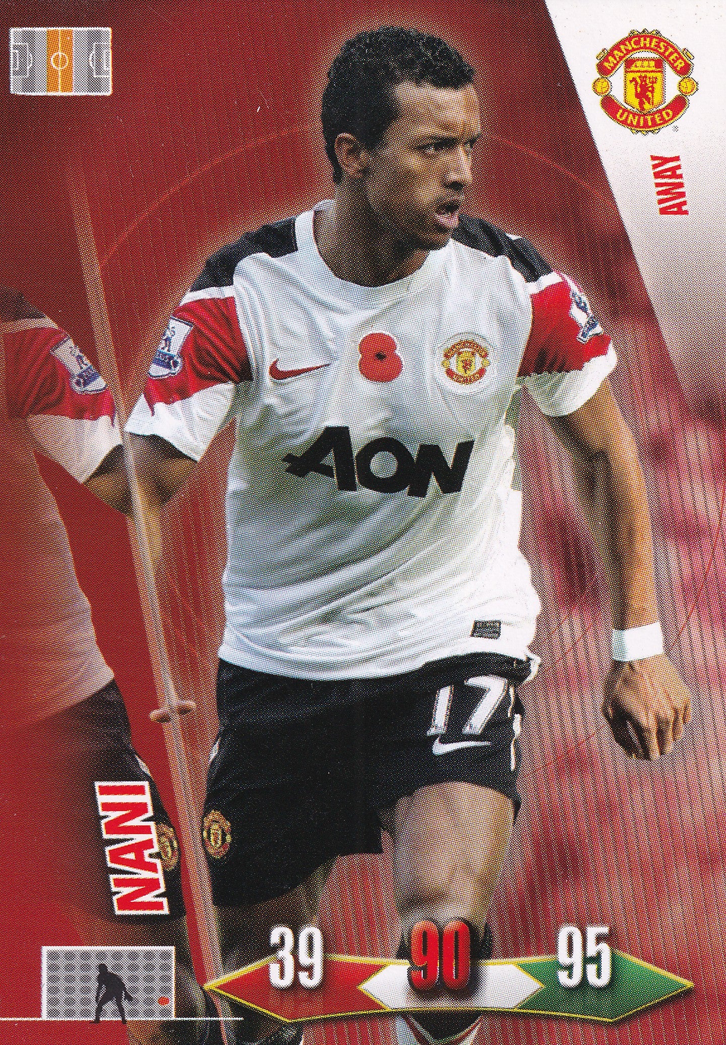 2010/11 - NANI - MANCHESTER UNITED - AWAY