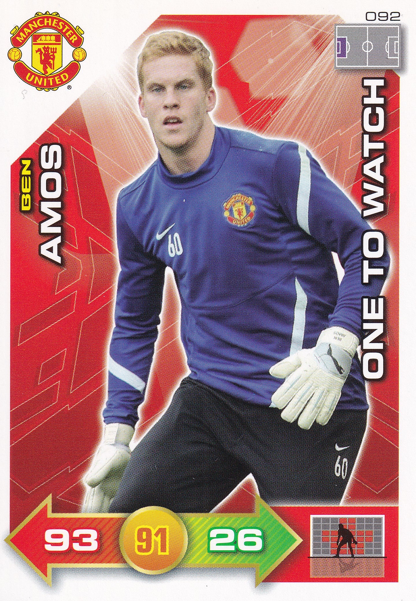 2011 - 092. BEN AMOS - MANCHESTER UNITED - ONE TO WATCH