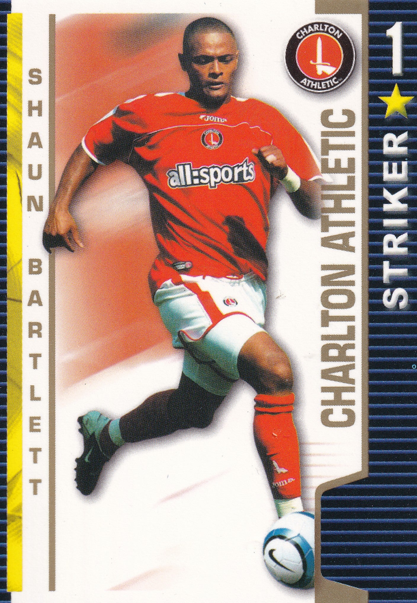 CHARLTON ATHLETIC - SHAUN BARTLETT