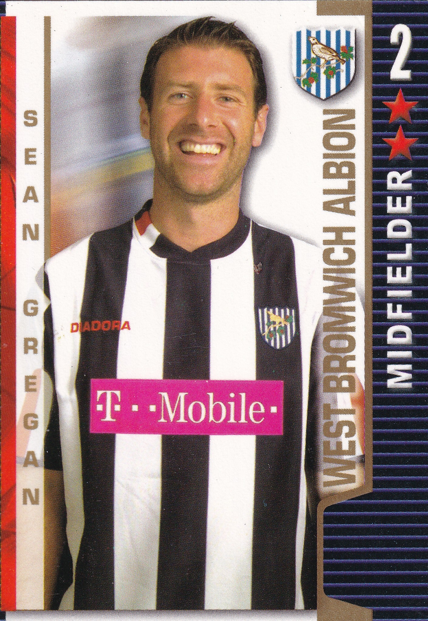 WEST BROMWICH ALBION - SEAN GREGAN