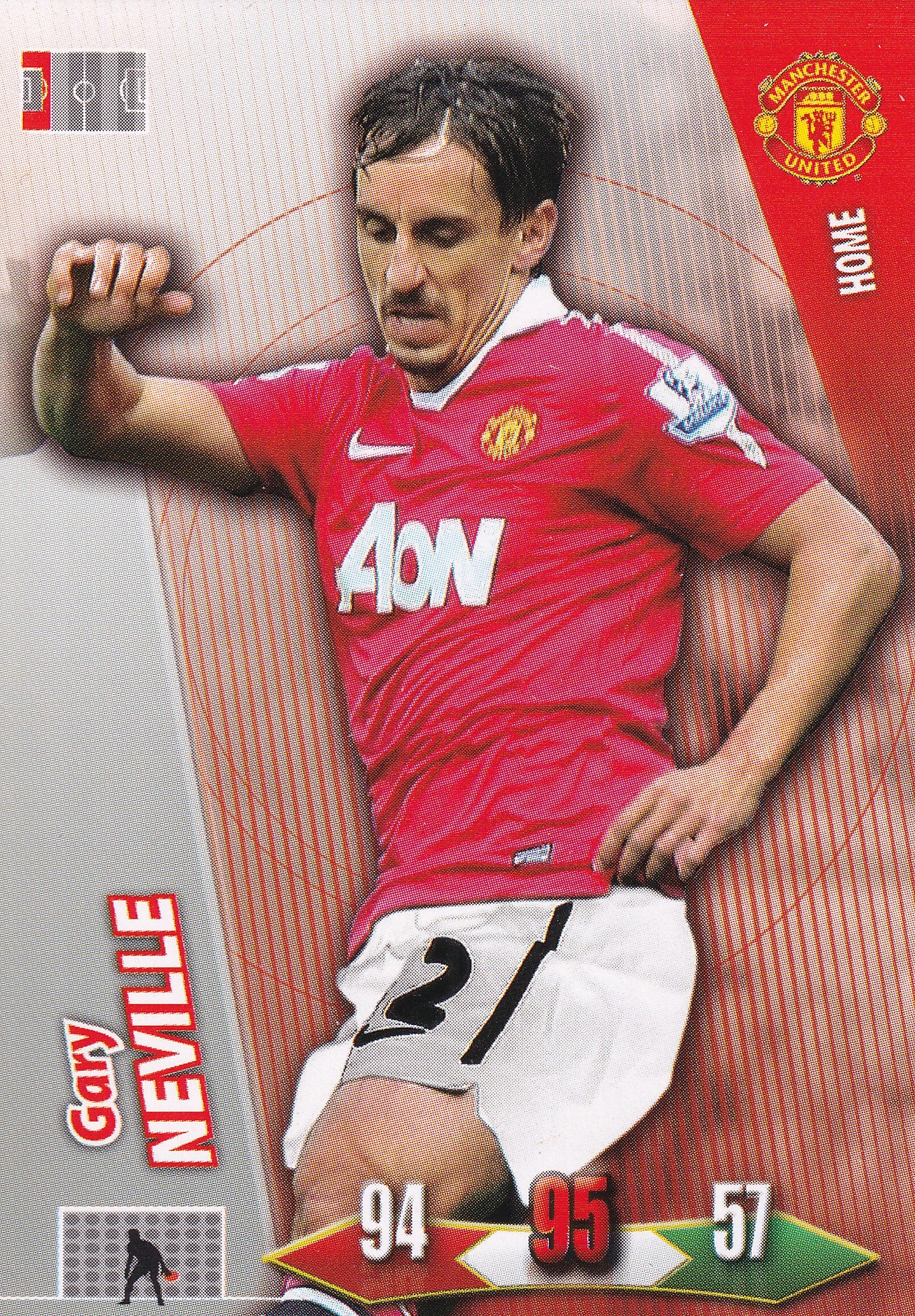 2010/11 - GARY NEVILLE - MANCHESTER UNITED - HOME