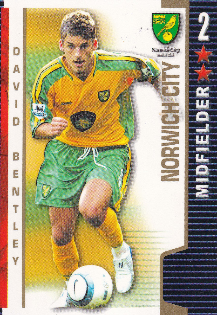 NORWICH CITY - DAVID BENTLEY