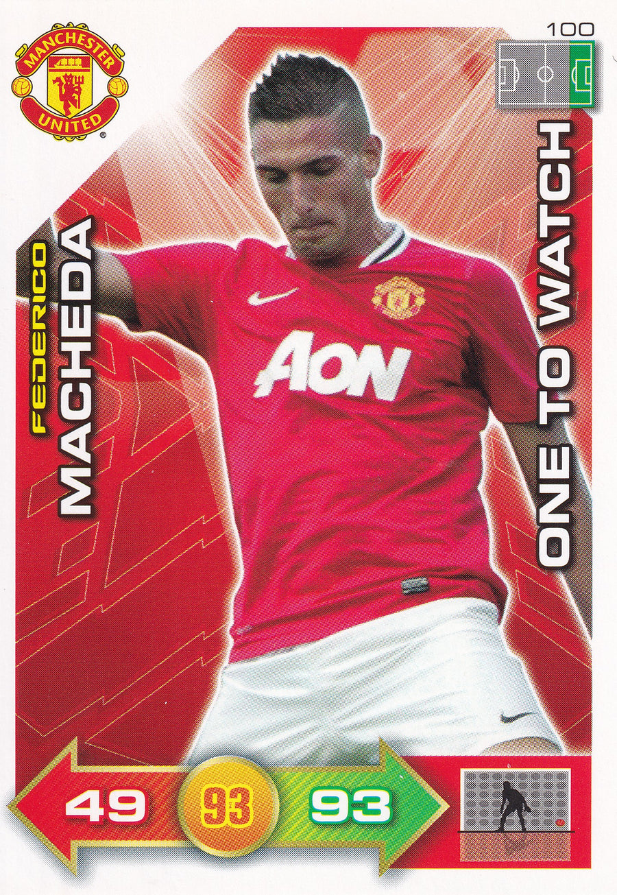 2011 - 100. FEDERICO MACHEDA - MANCHESTER UNITED - ONE TO WATCH