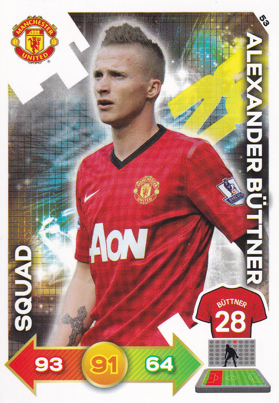 2013 - 053. ALEXANDER BÜTTNER - MANCHESTER UNITED - SQUAD