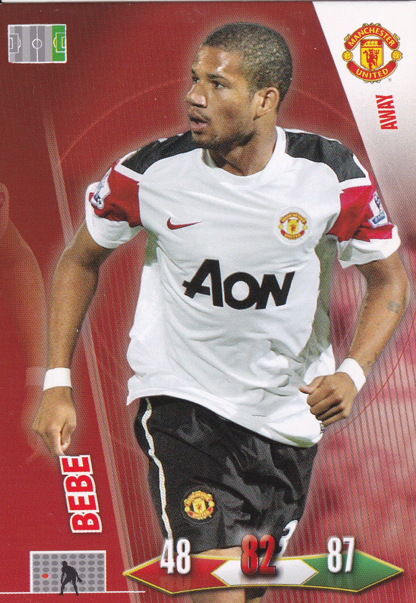 2010/11 - BEBE - MANCHESTER UNITED - AWAY