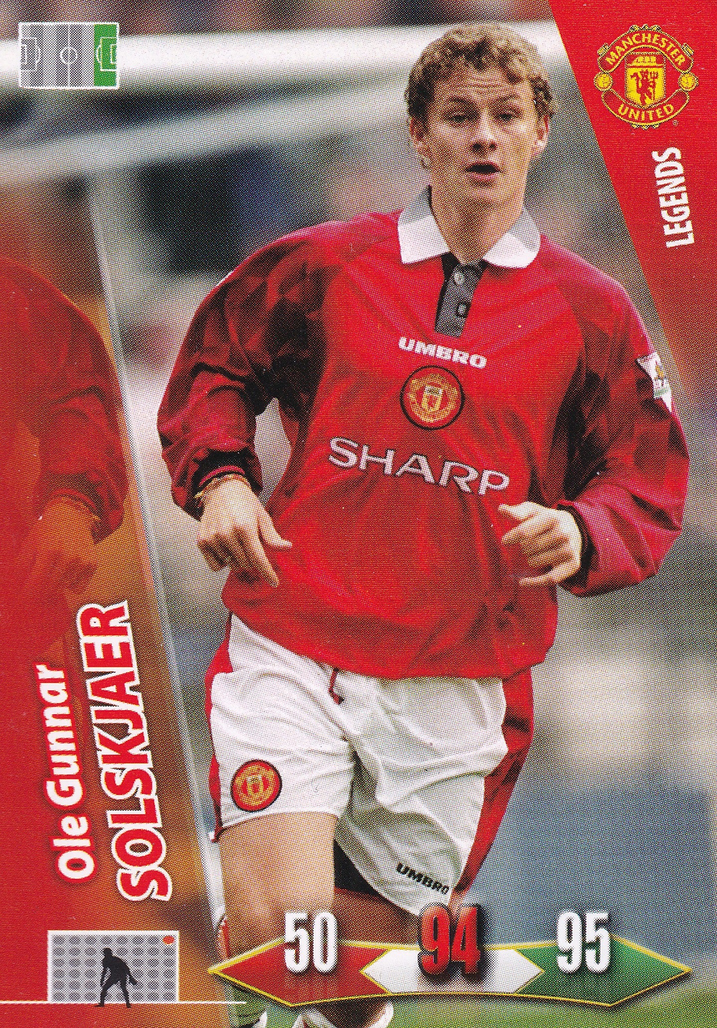 2010/11 - OLE GUNNAR SOLSKJAER - MANCHESTER UNITED - LEGENDS