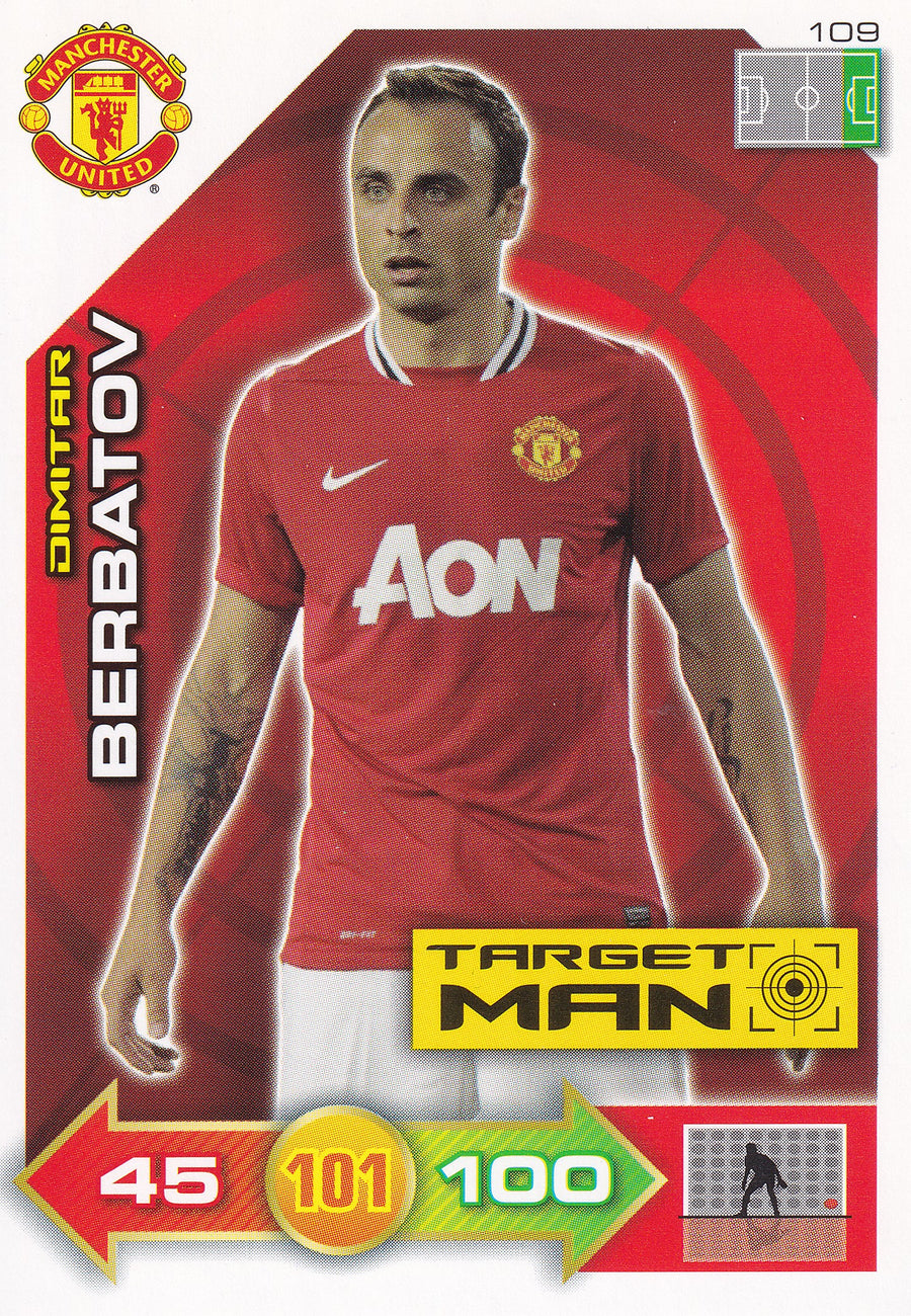 2011 - 109. DIMITAR BERBATOV - MANCHESTER UNITED - TARGET MAN