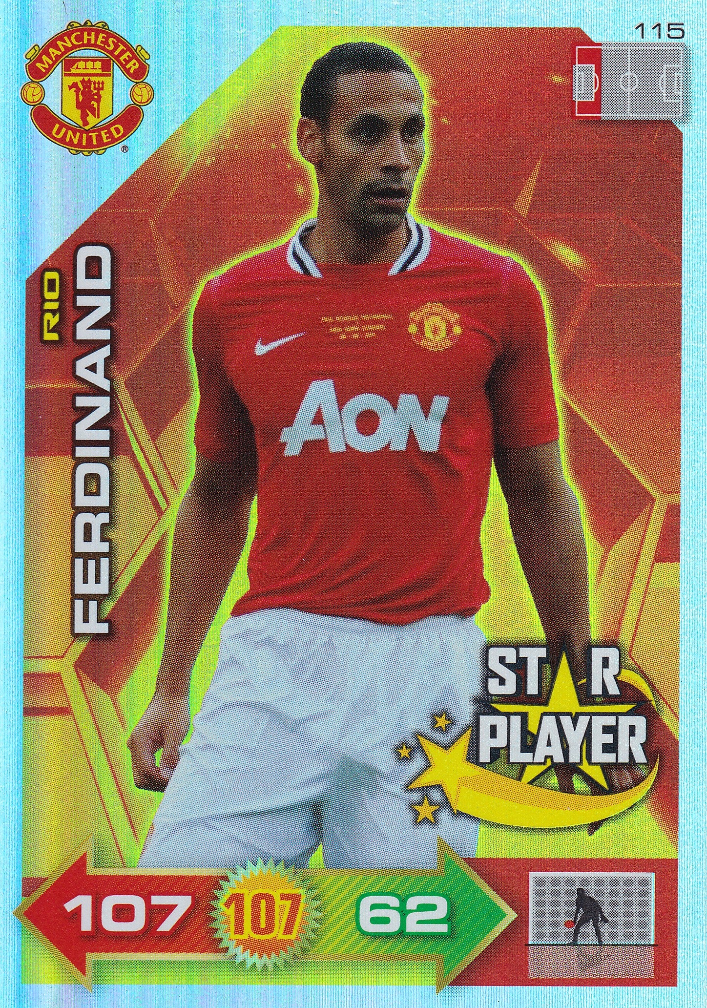 2011 - 115. RIO FERDINAND - MANCHESTER UNITED - STAR PLAYER